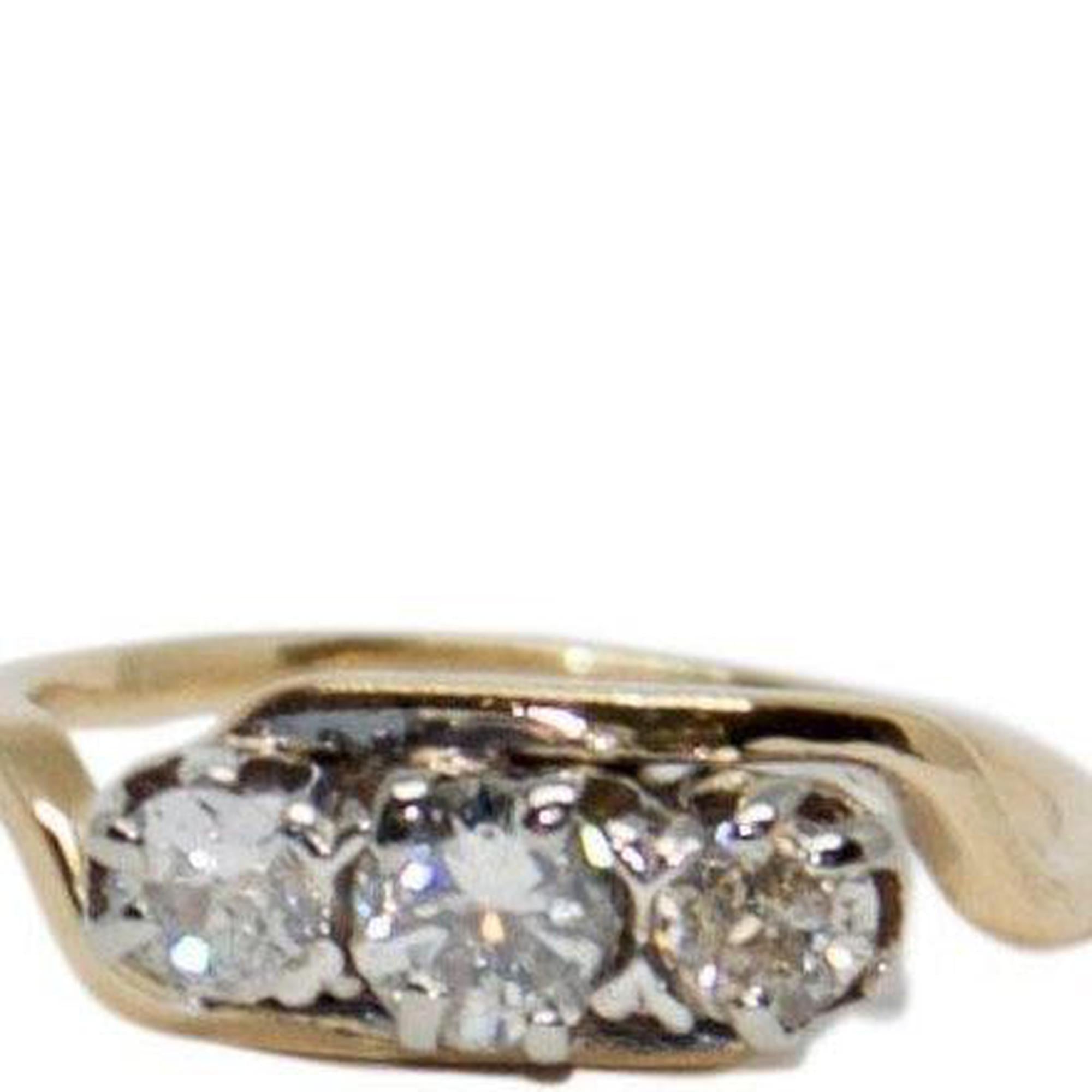 Antique Three Stone Diamond Ring