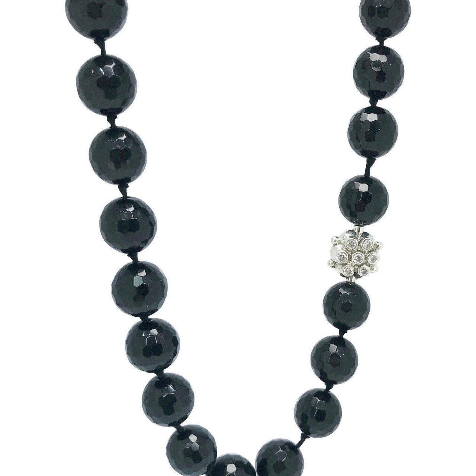 Anzie Black Onyx Bead Necklace