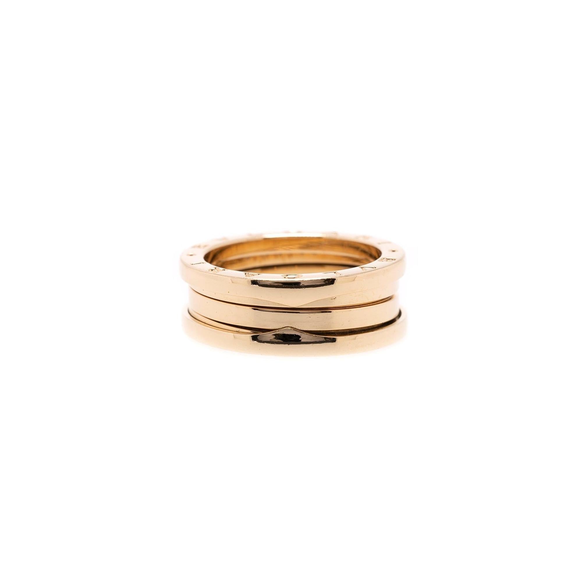 BVLGARI 18k Gold B.Zero1 Ring