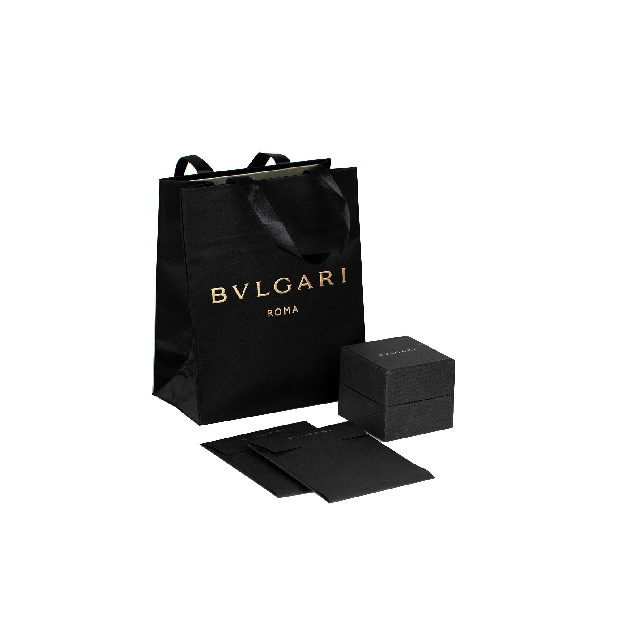 BVLGARI 18k Gold B.Zero1 XXth Anniversary Five-Band Ring w/ Box