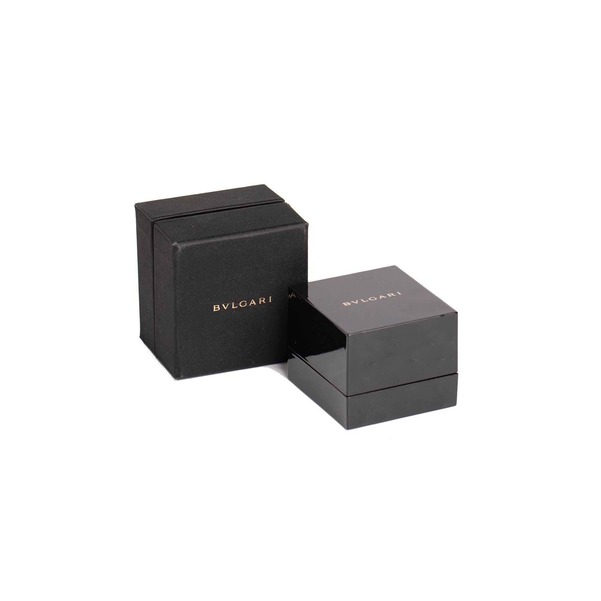 BVLGARI 18k White Gold B.Zero1 3-Band Ring w/ Box