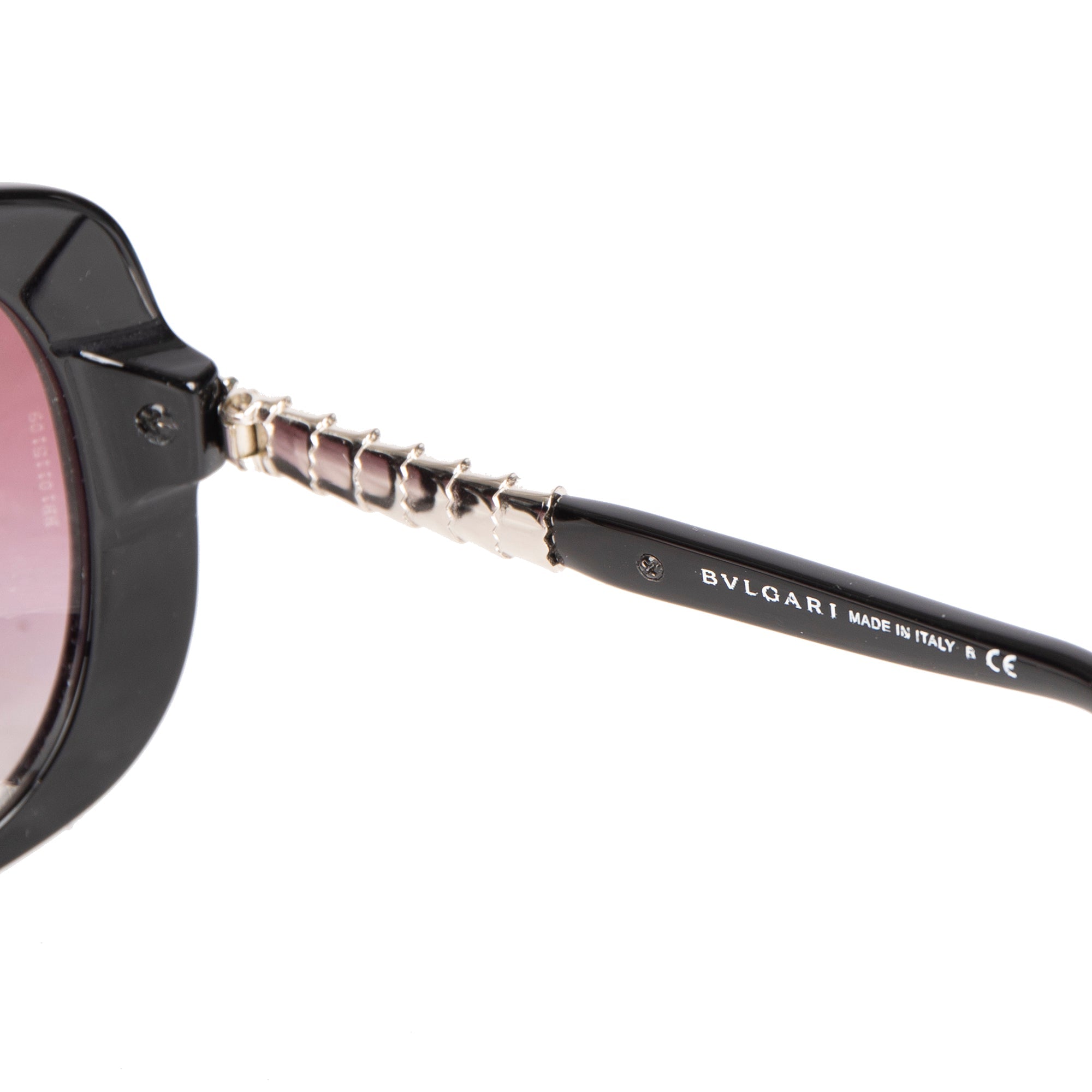 BVLGARI 8105B Square Gradient Sunglasses w/ Case