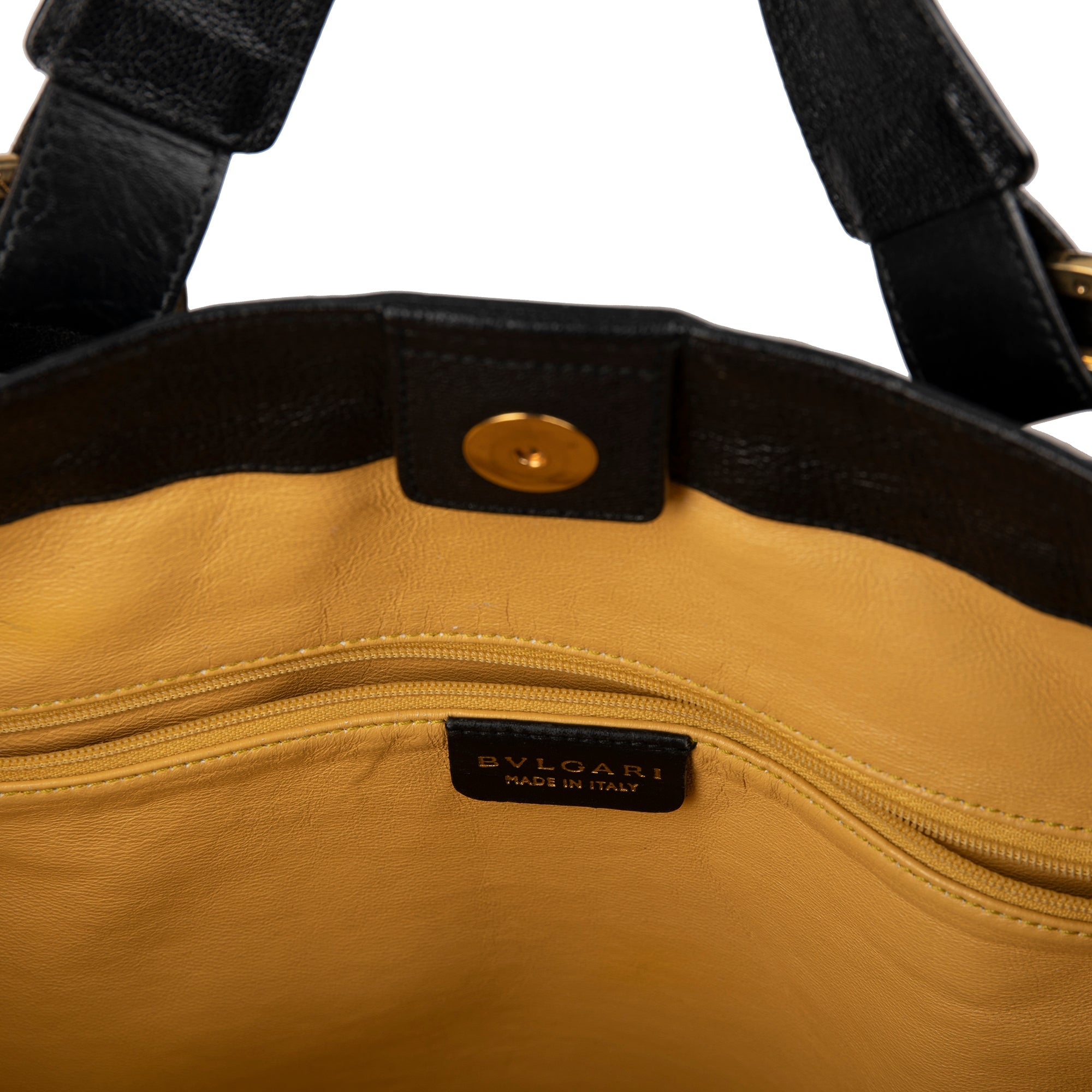 BVLGARI Large Leather Tote