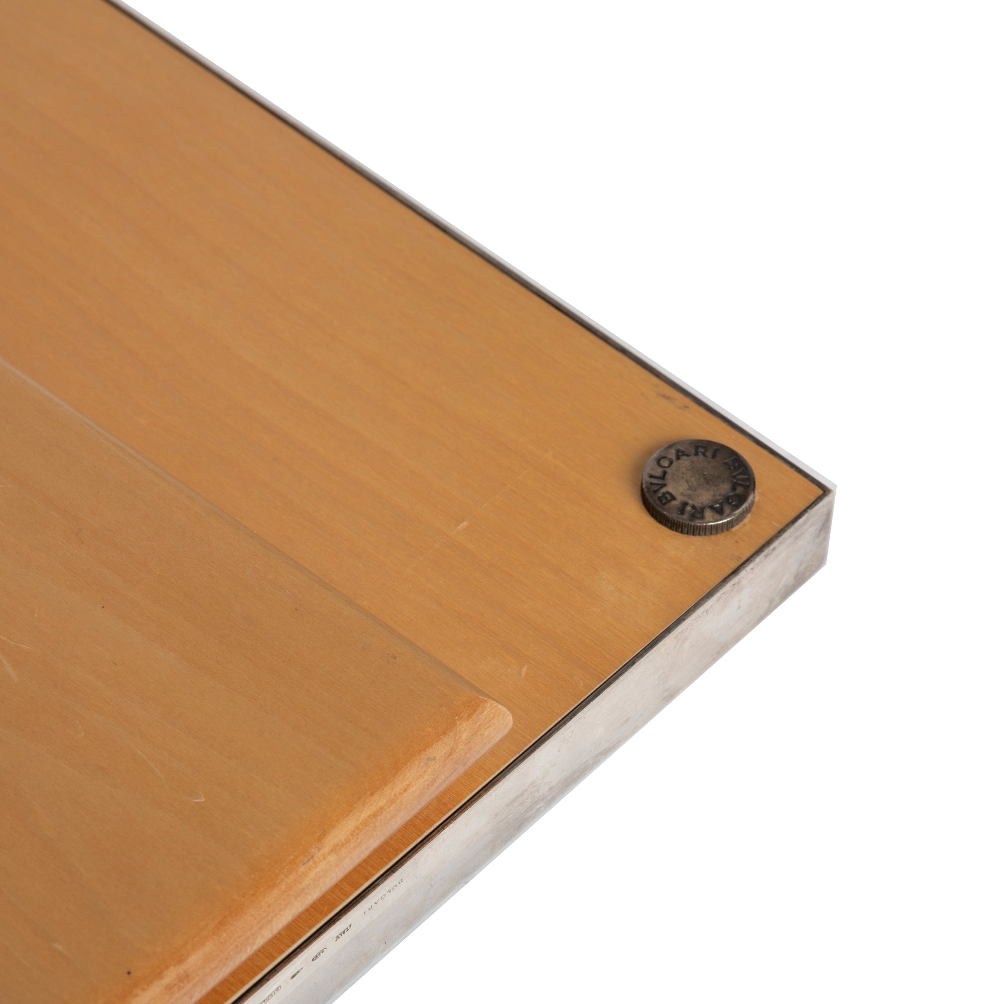 BVLGARI Rare Vintage Sterling Silver Table Mirror