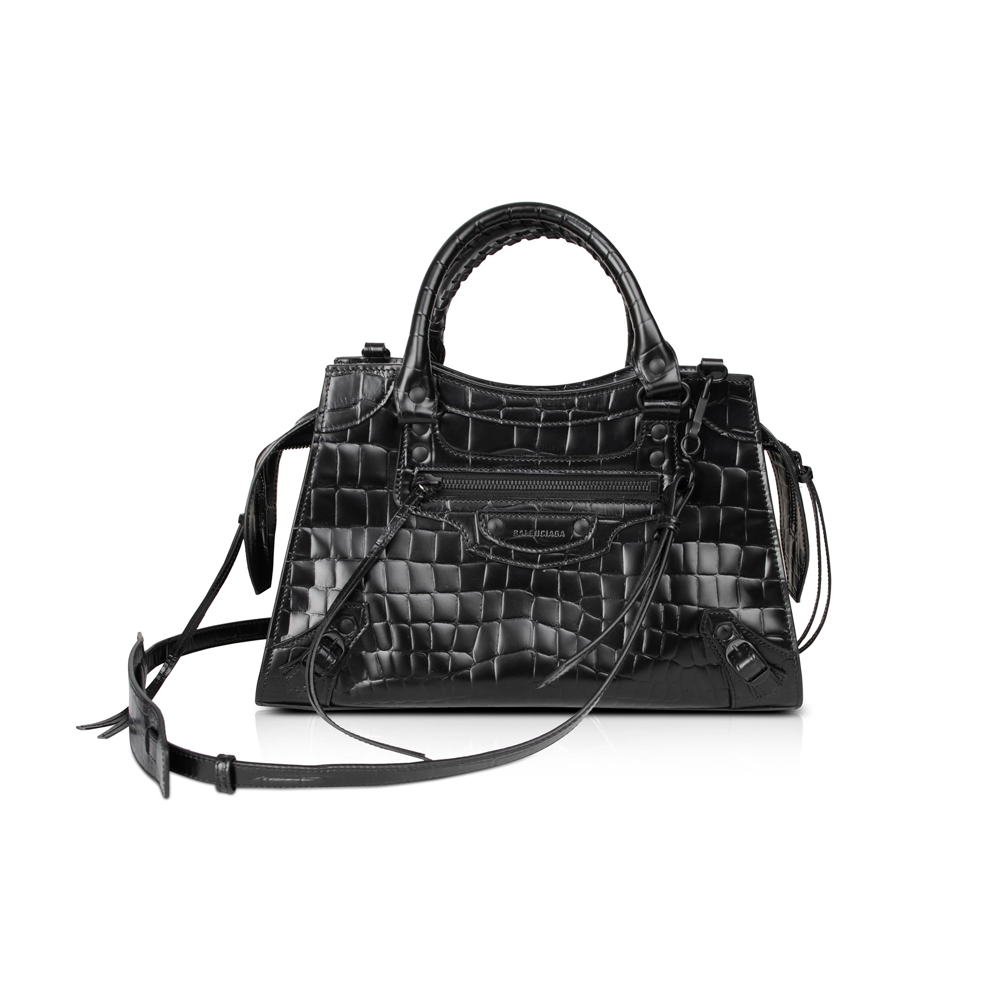 Balenciaga 2021 Small Neo Classic Top Handle Bag w/ Strap