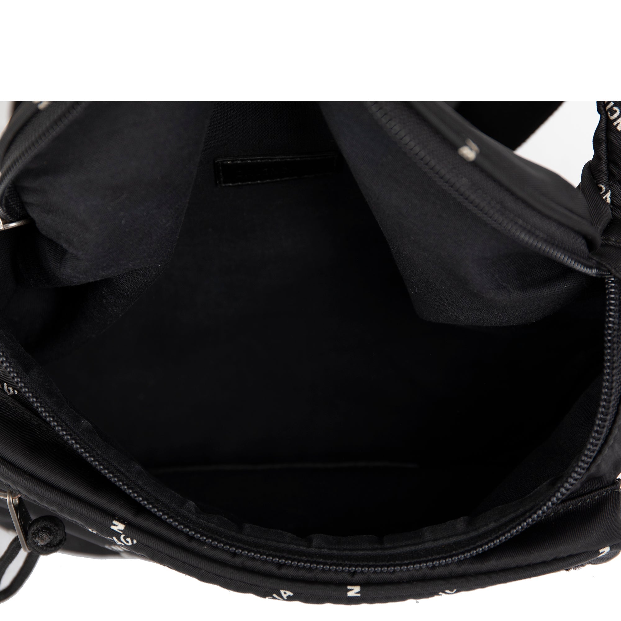 Balenciaga Allover Logo Explorer Belt Bag – OLIVER'S
