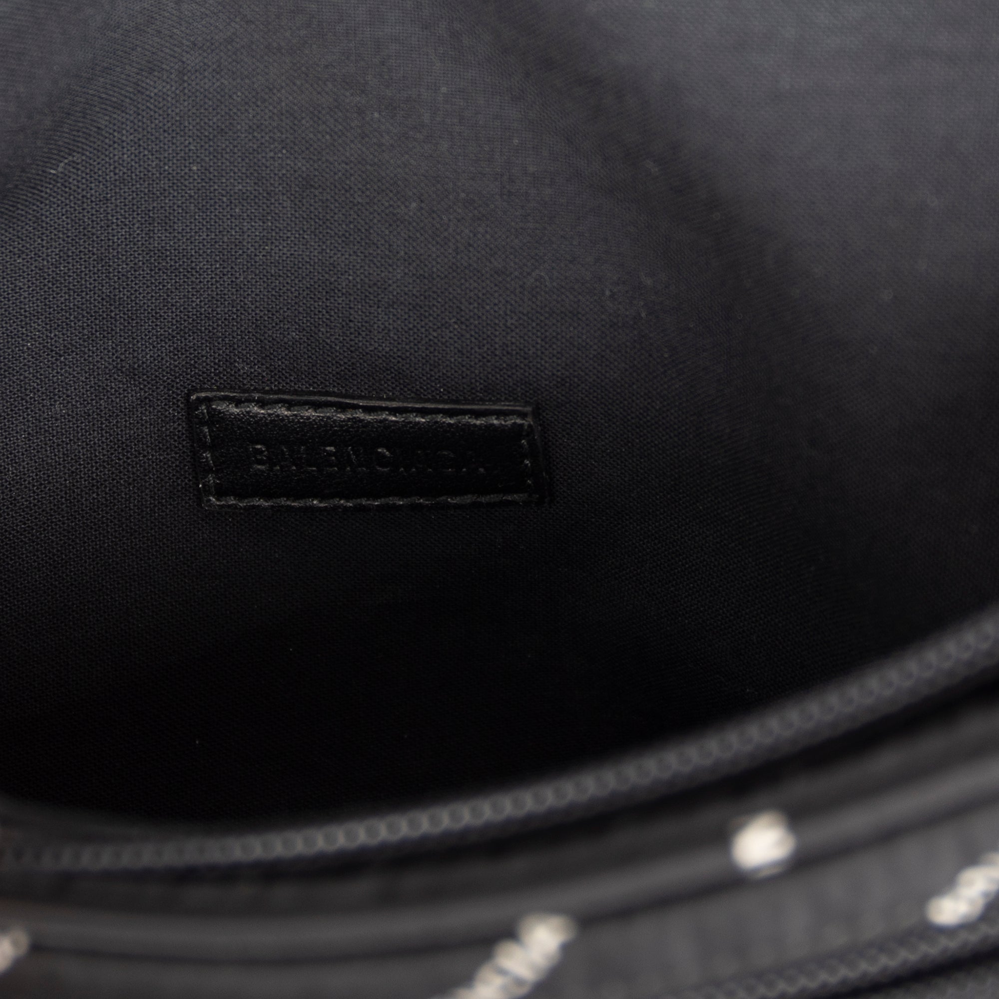 Balenciaga Allover Logo Explorer Belt Bag – OLIVER'S