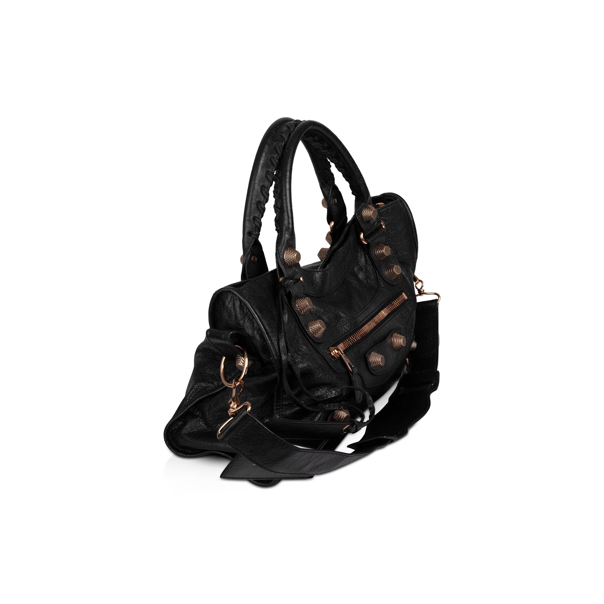 Balenciaga Black Motocross Giant 21 City Bag – OLIVER'S