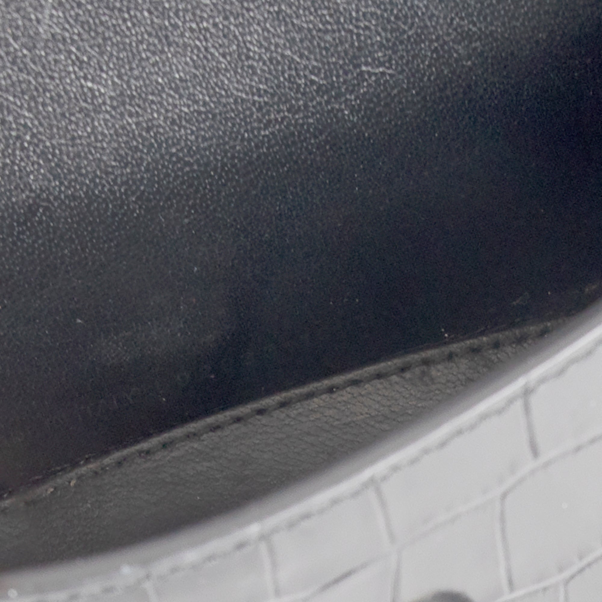 Balenciaga Croc-Embossed Graffiti Hourglass XS Top Handle Bag w/ Box