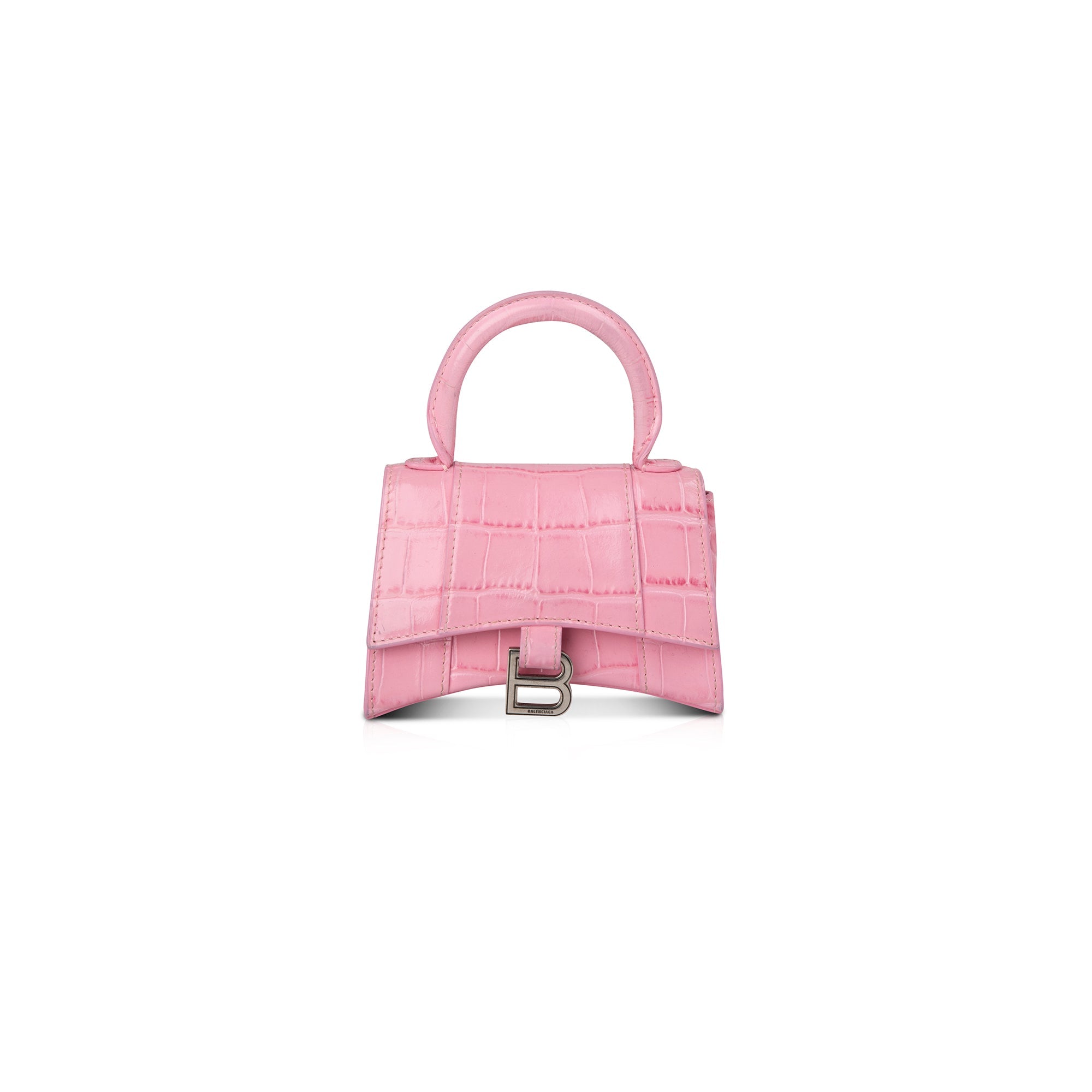 Balenciaga Croc-Embossed Mini Hourglass Bag – OLIVER'S