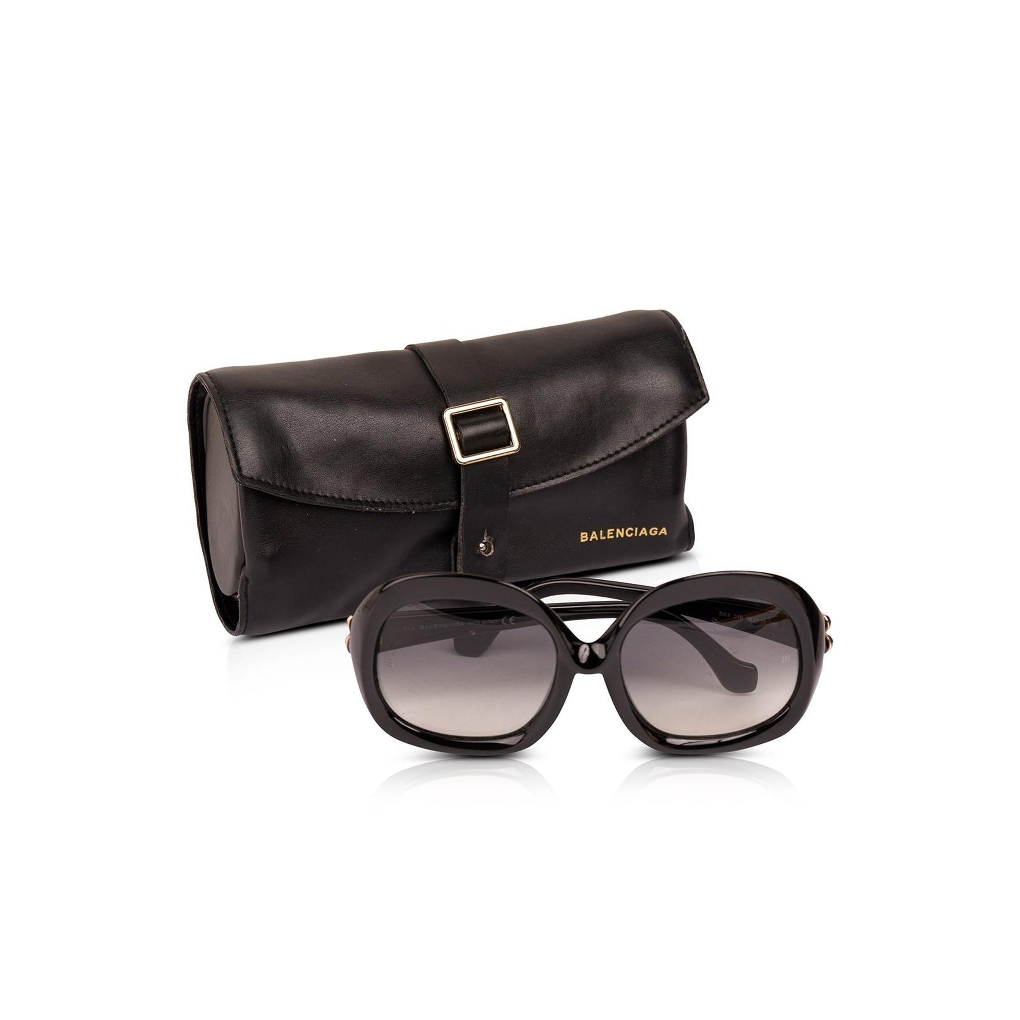 Balenciaga Gradient BA8 Sunglasses w/ Case