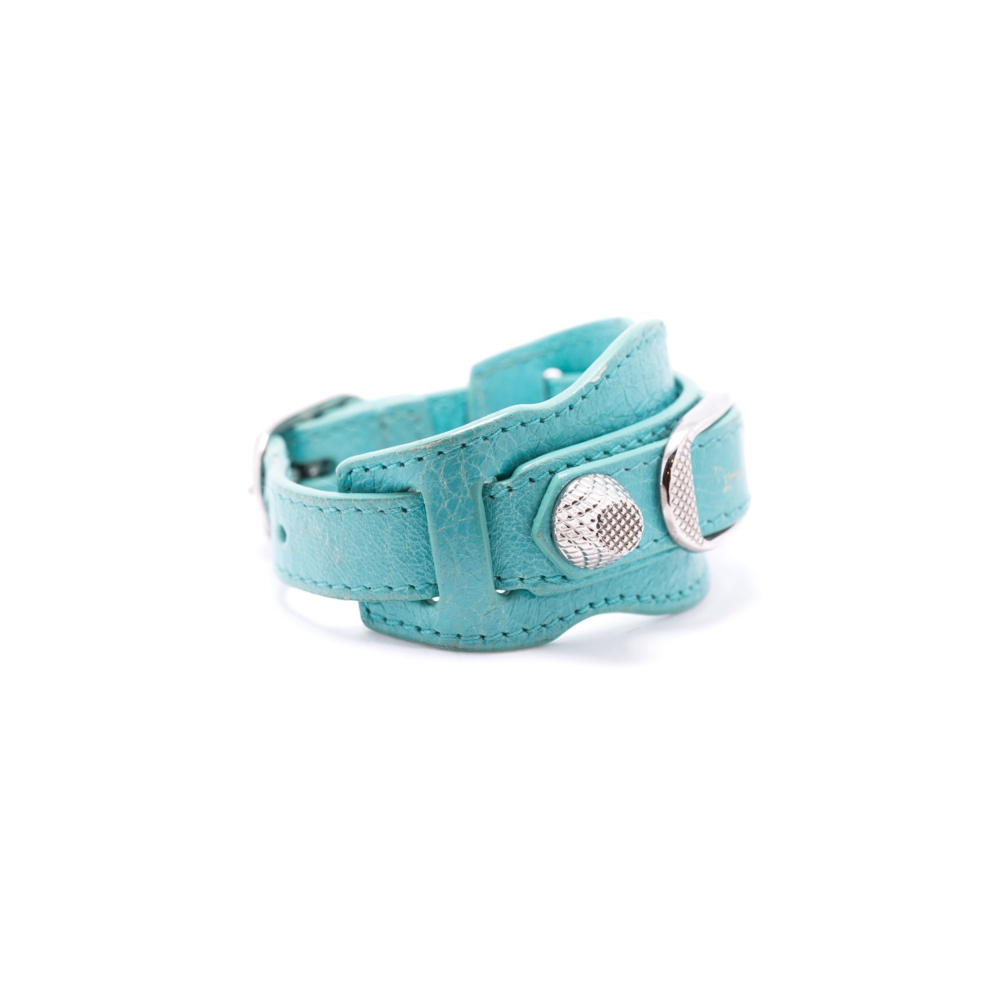 Balenciaga Leather Giant Arena Bracelet