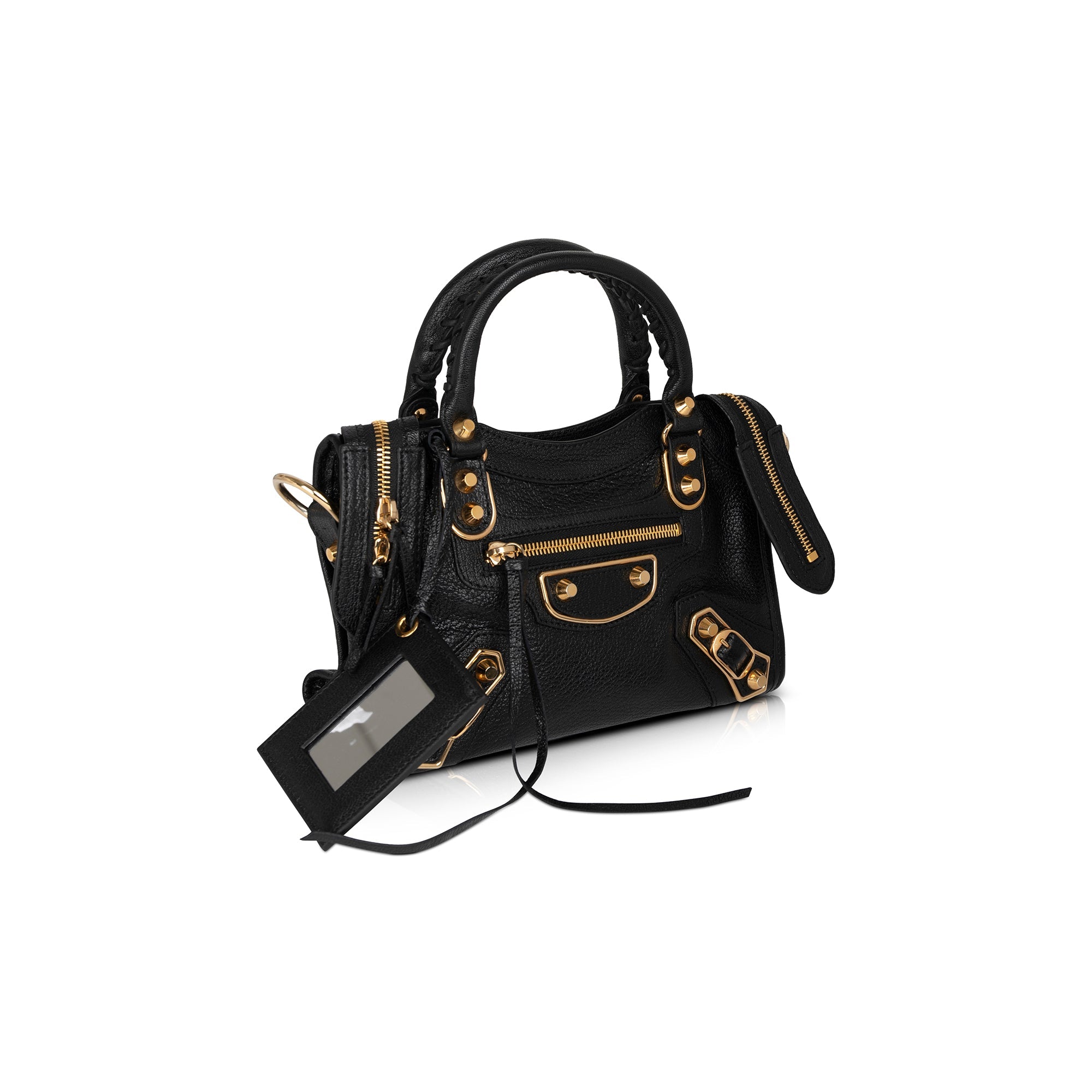 Balenciaga Mini Metallic Edge City Bag