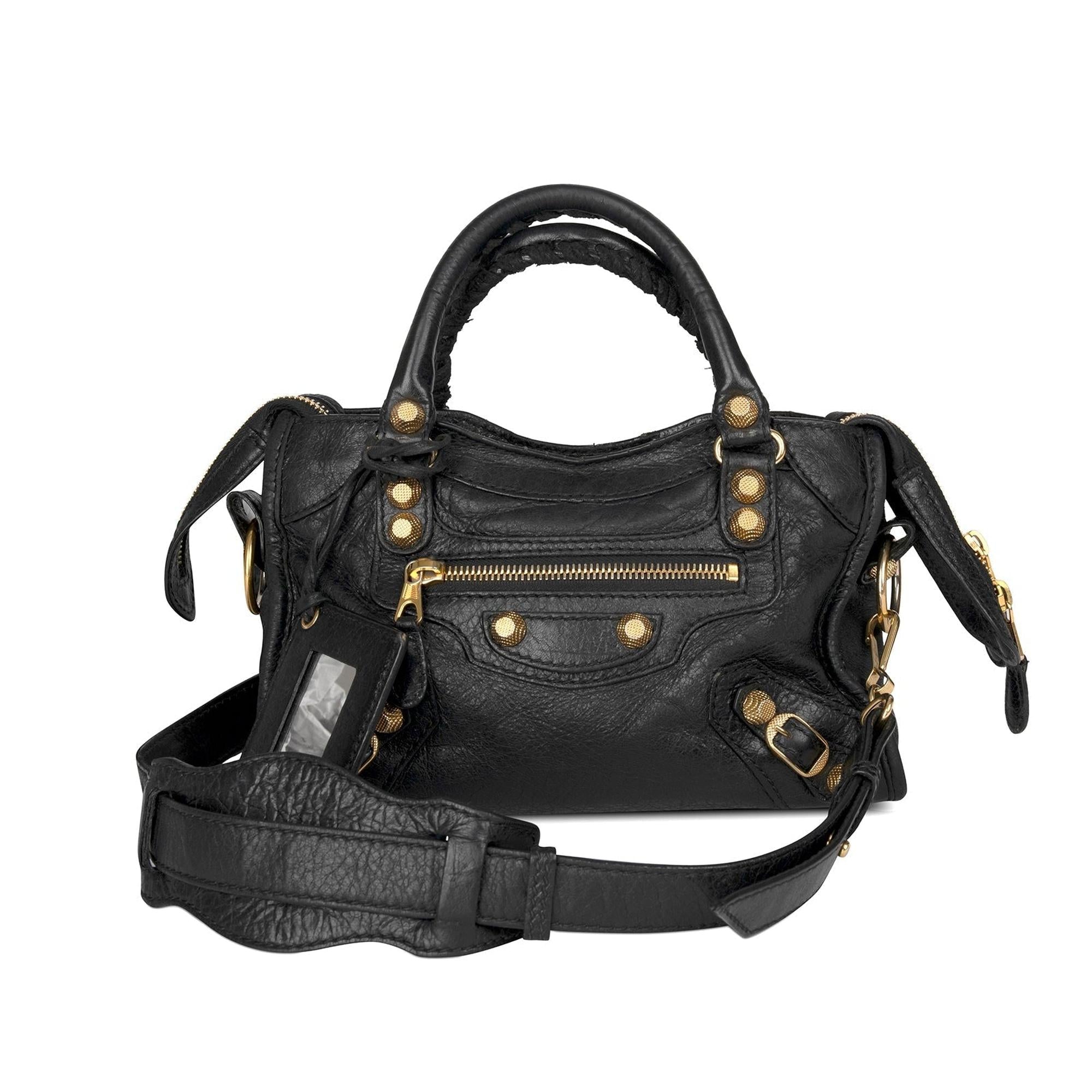 Balenciaga Motocross Classic Mini City Bag – OLIVER'S