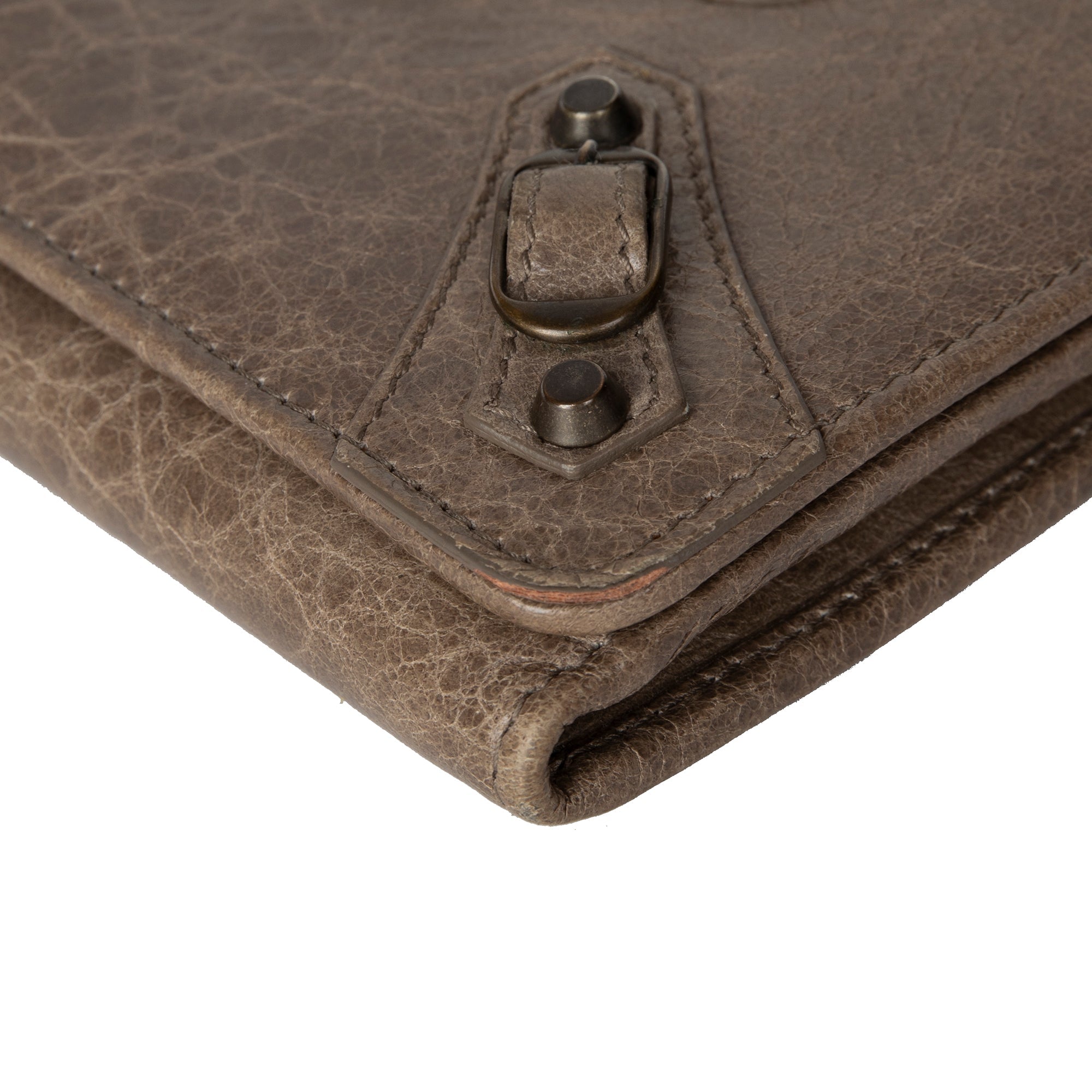 Balenciaga Motocross Classic Money Continental Wallet w/ Box