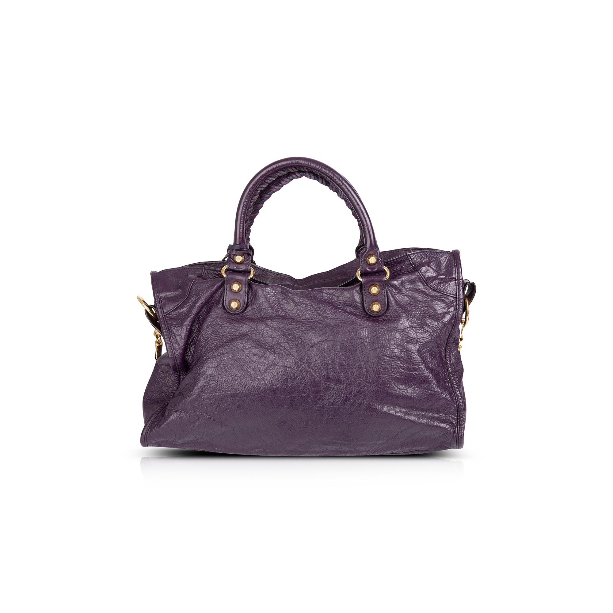 Balenciaga Purple Motocross Classic City Bag – OLIVER'S
