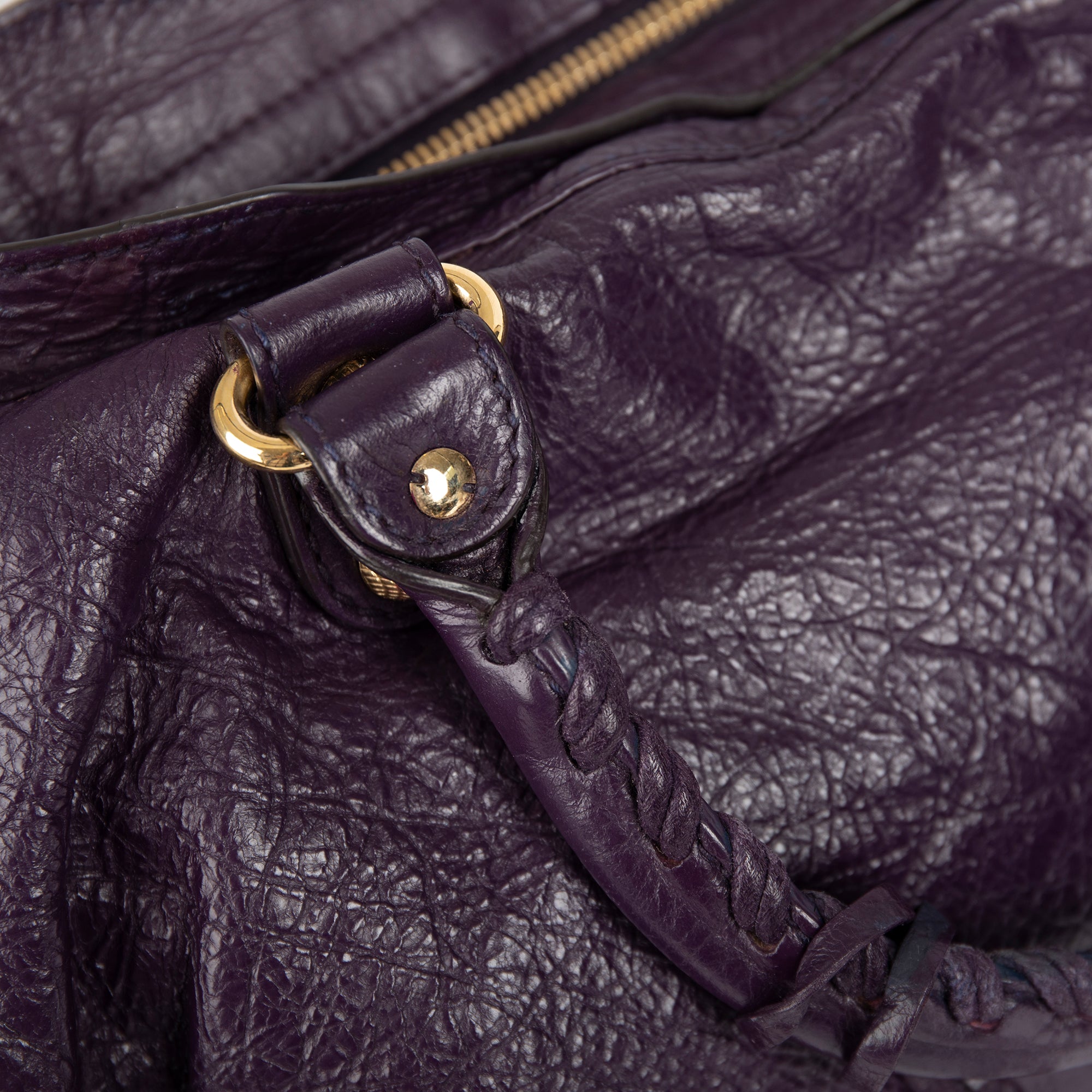 Balenciaga Purple Motocross Classic City Bag