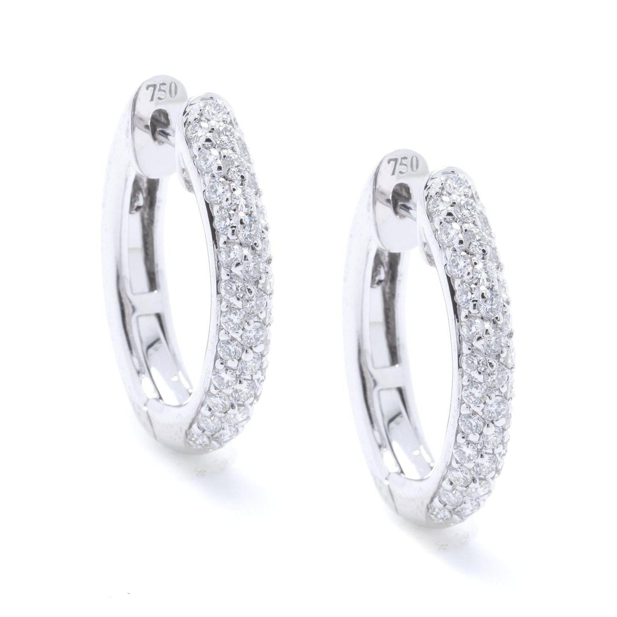 Birks Diamond Huggy Earrings