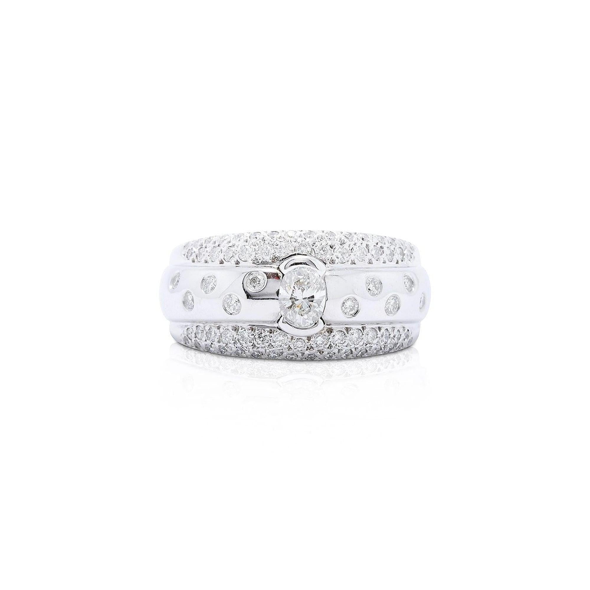 Birks Limited Edition 18k White Gold Diamond Ring