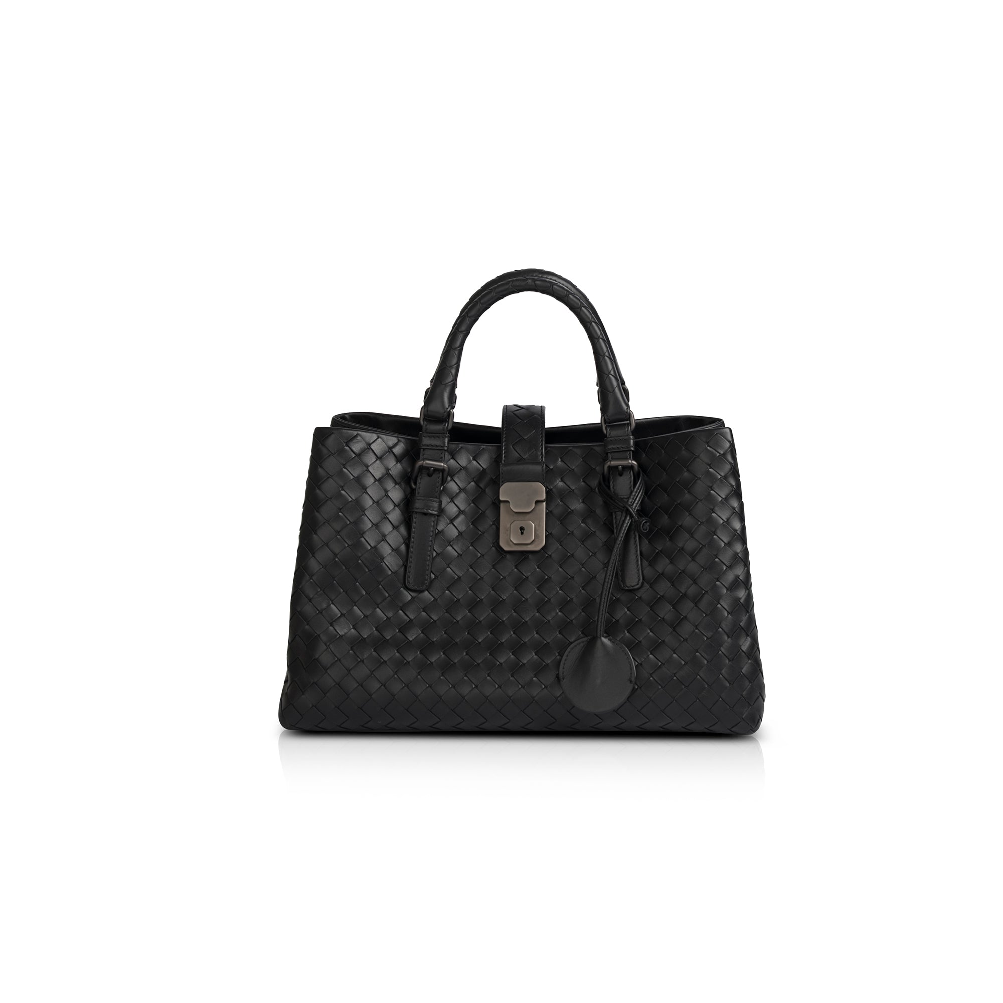 Bottega Veneta Small Intrecciato Roma Bag