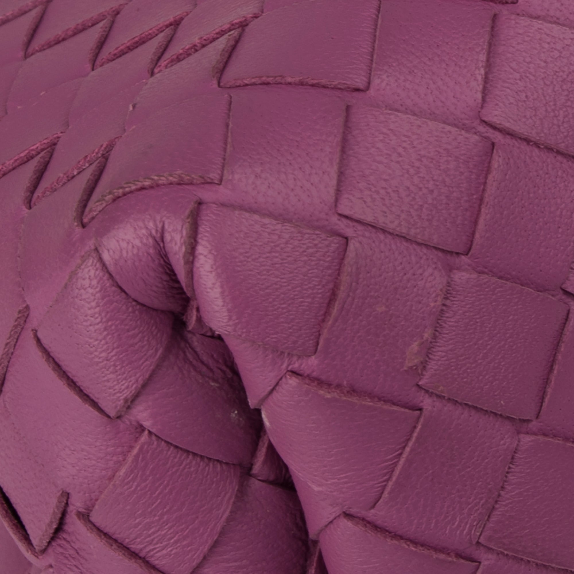 Bottega Veneta Snakeskin Trimmed Intrecciato Roma Bag