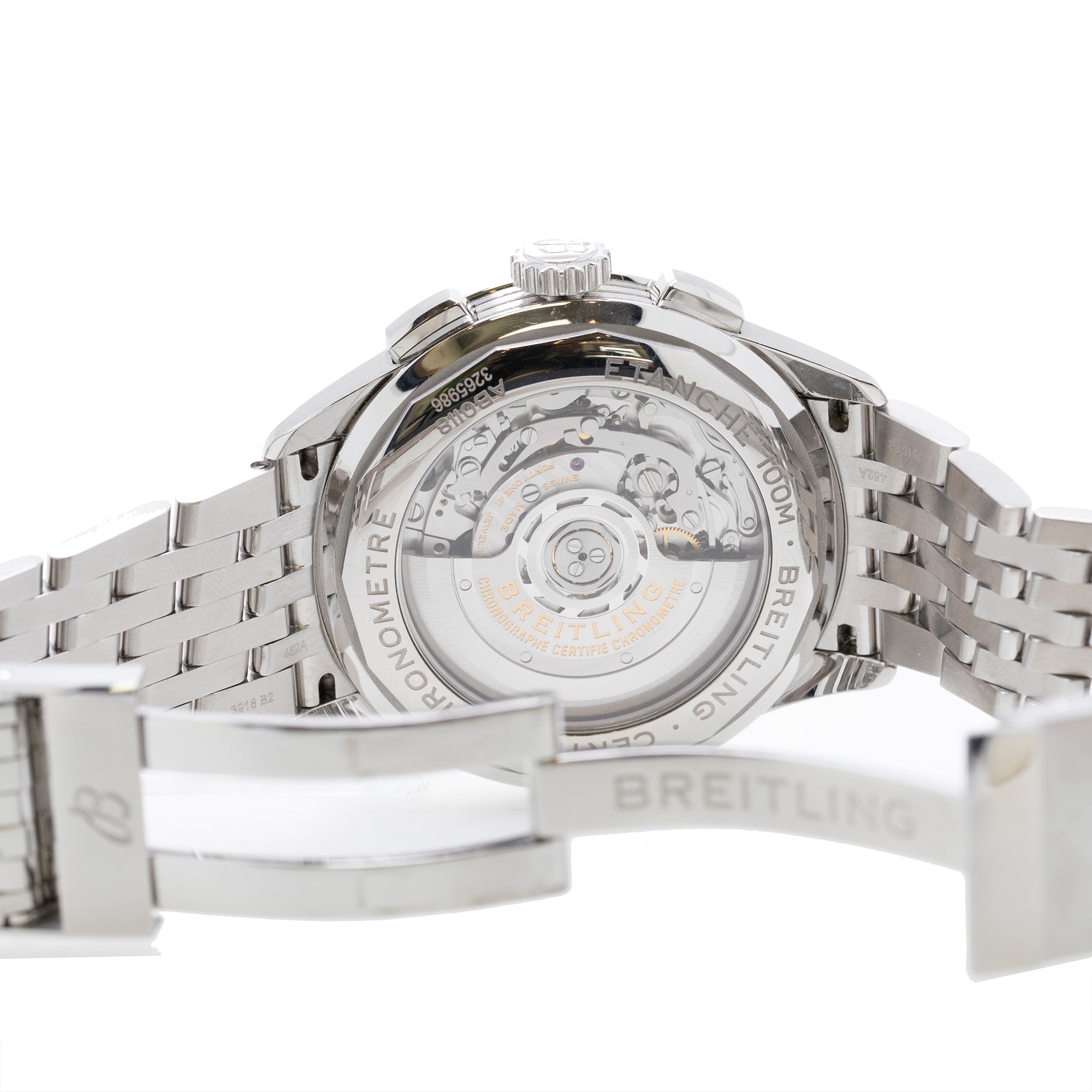 Breitling Premier Automatic Chronograph 42 mm Watch w/ Box & Certificate