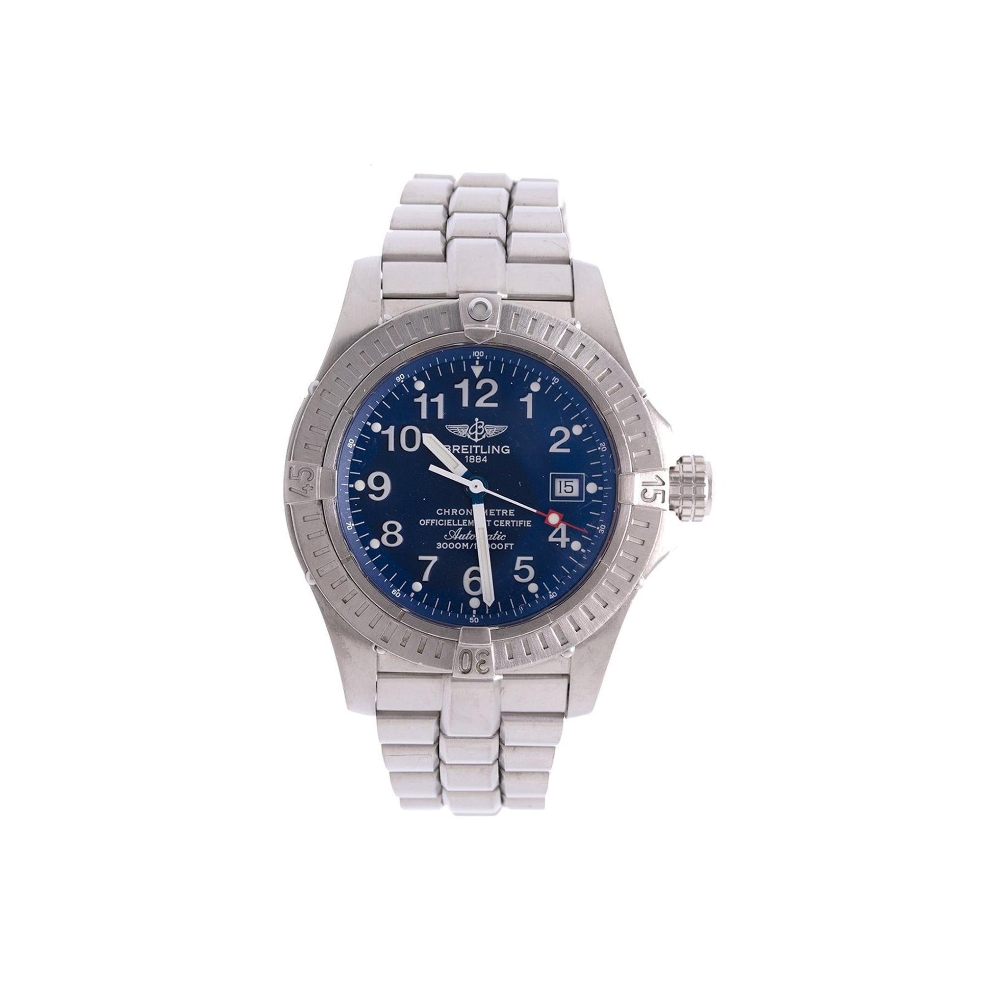 Breitling Titanium Avenger Seawolf Titanium Watch w/ Box