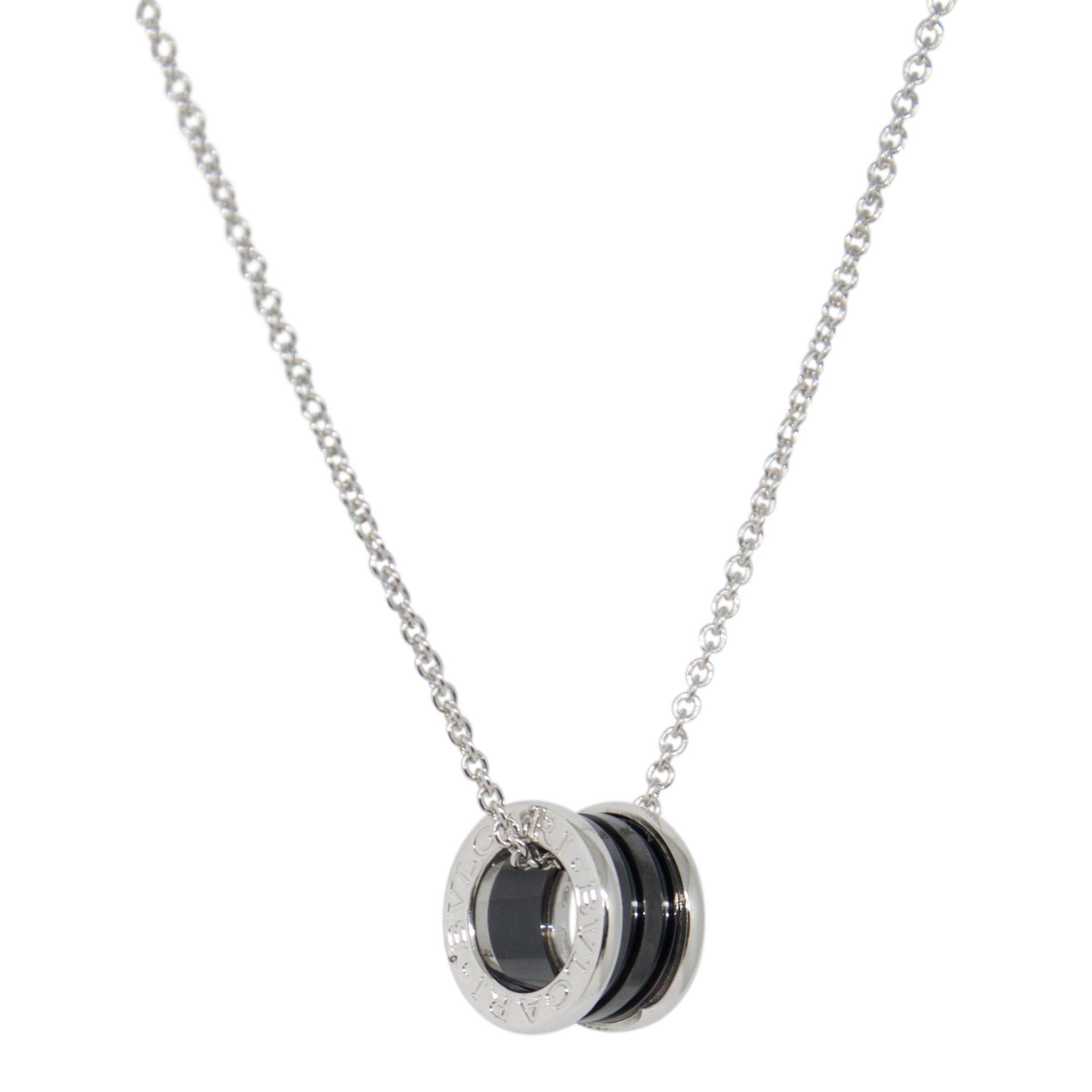 Bulgari B.Zero1 Pendant Necklace with Black Ceramic