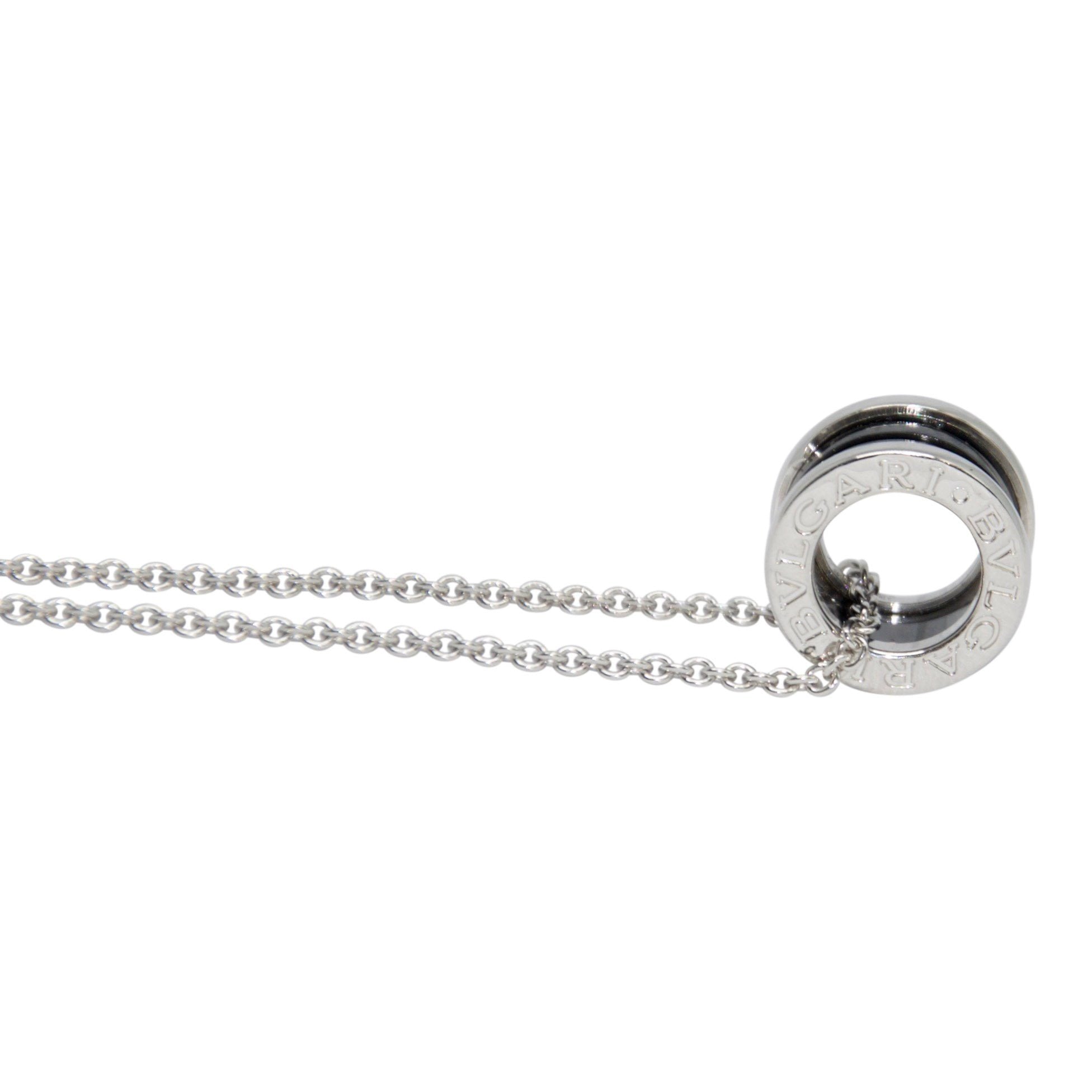 Bulgari B.Zero1 Pendant Necklace with Black Ceramic