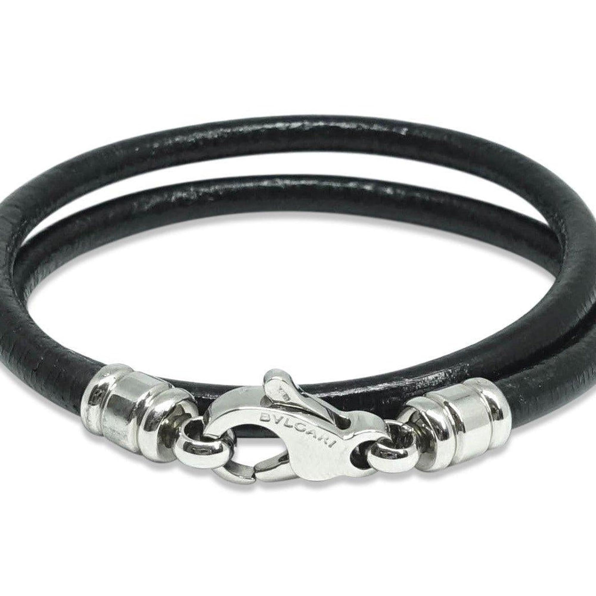 Bulgari Leather Cord Necklace