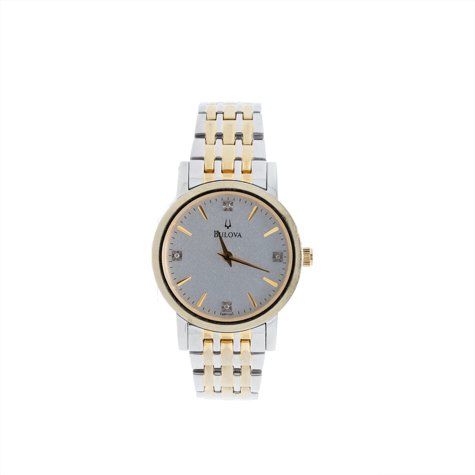 Bulova Two-Tone Casual Diamond Ladies Watch