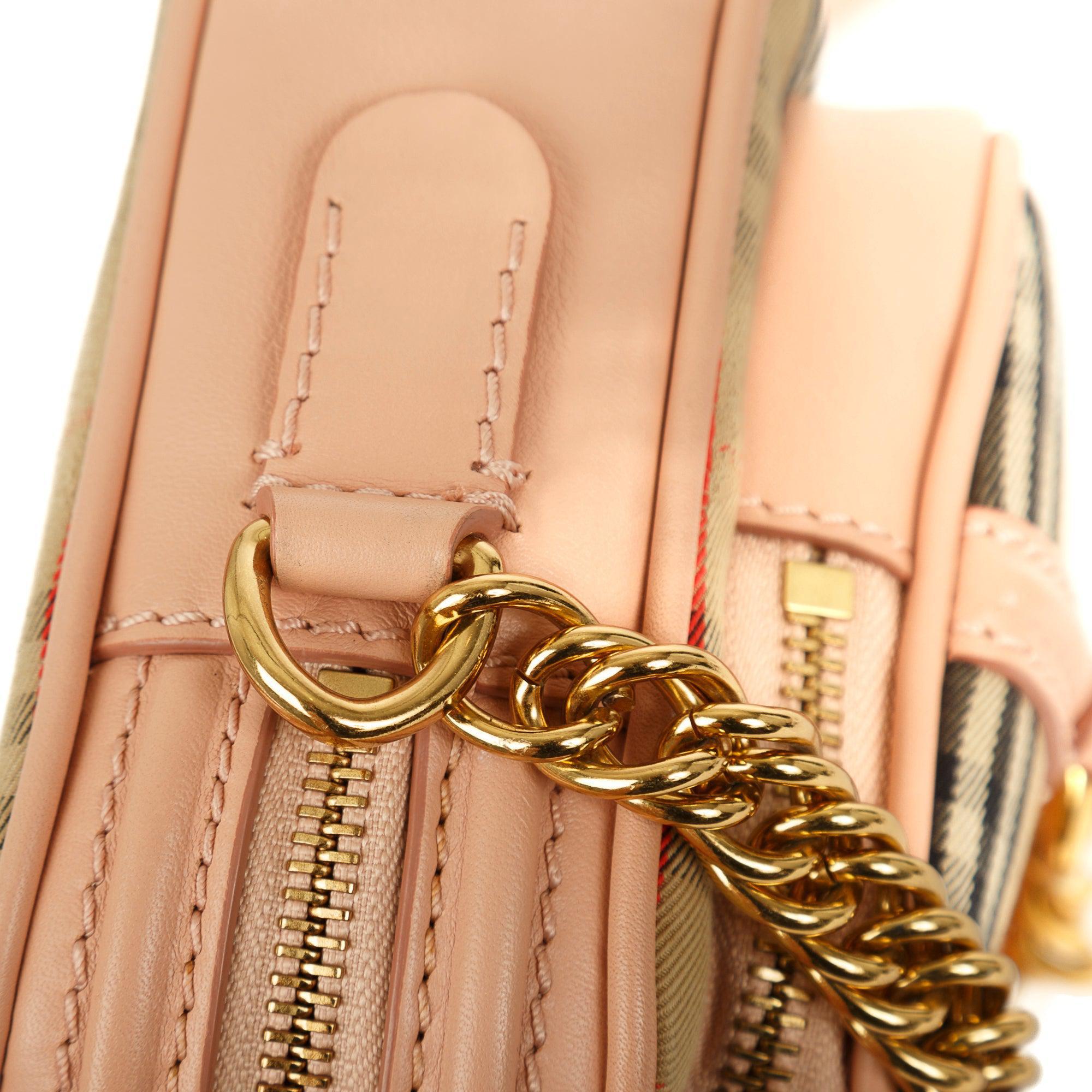 Burberry 1983 Knight Check Link Camera Bag