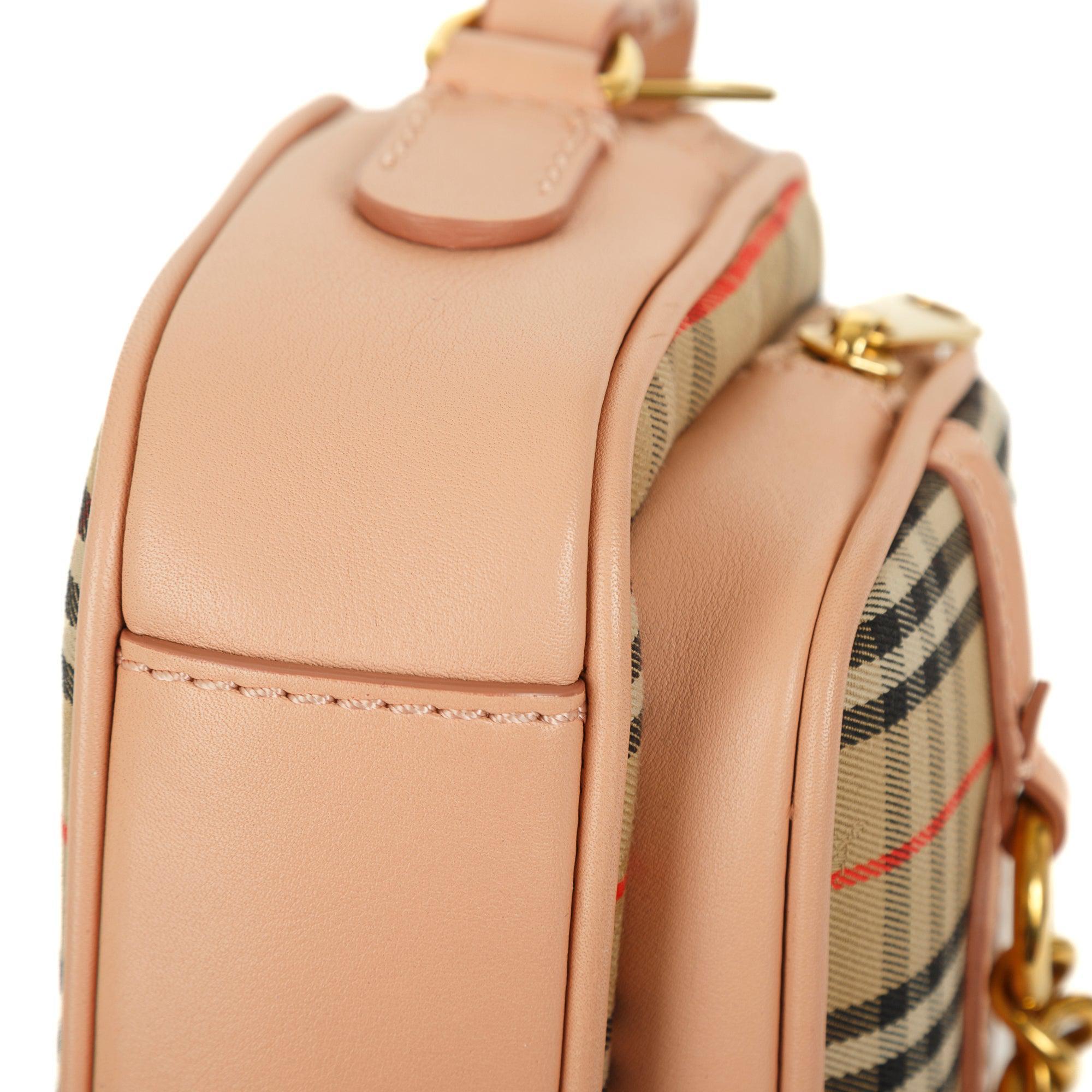 Burberry 1983 Knight Check Link Camera Bag