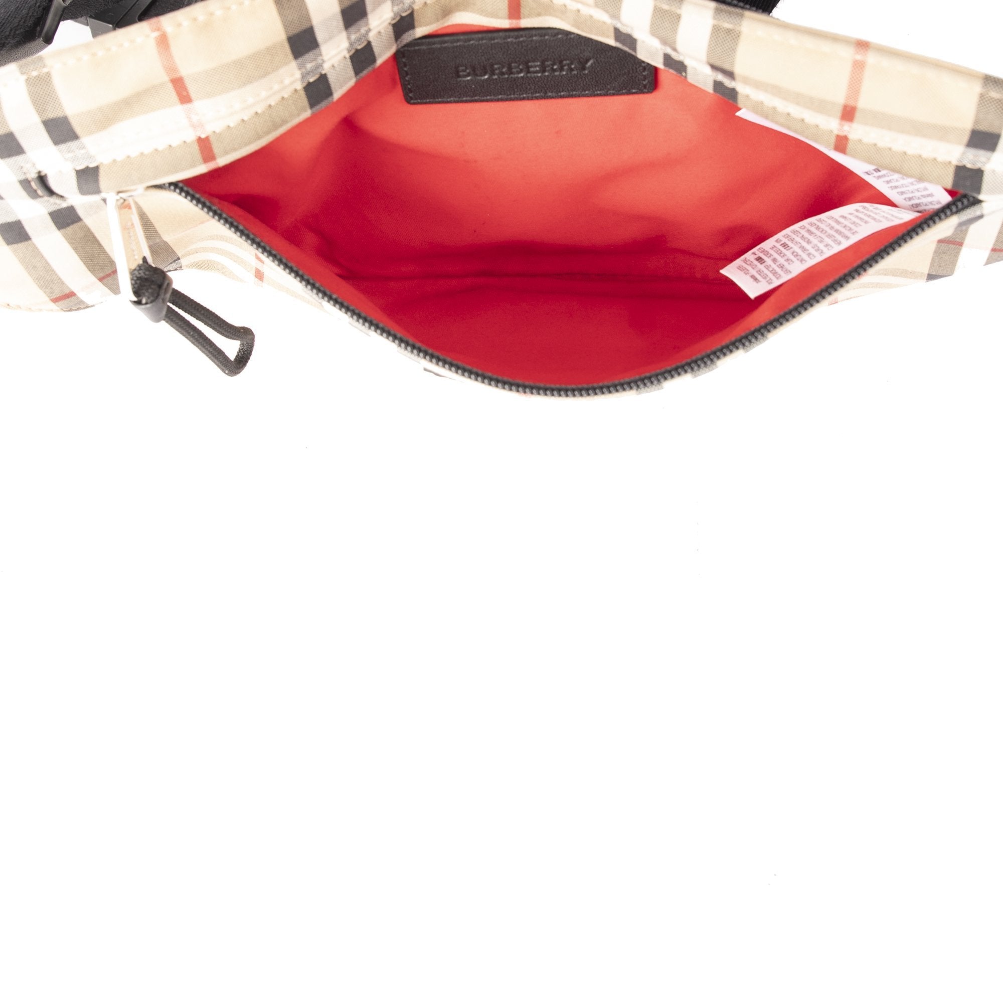 Burberry 2020 Logo Applique Vintage Check & Leather Bum Bag