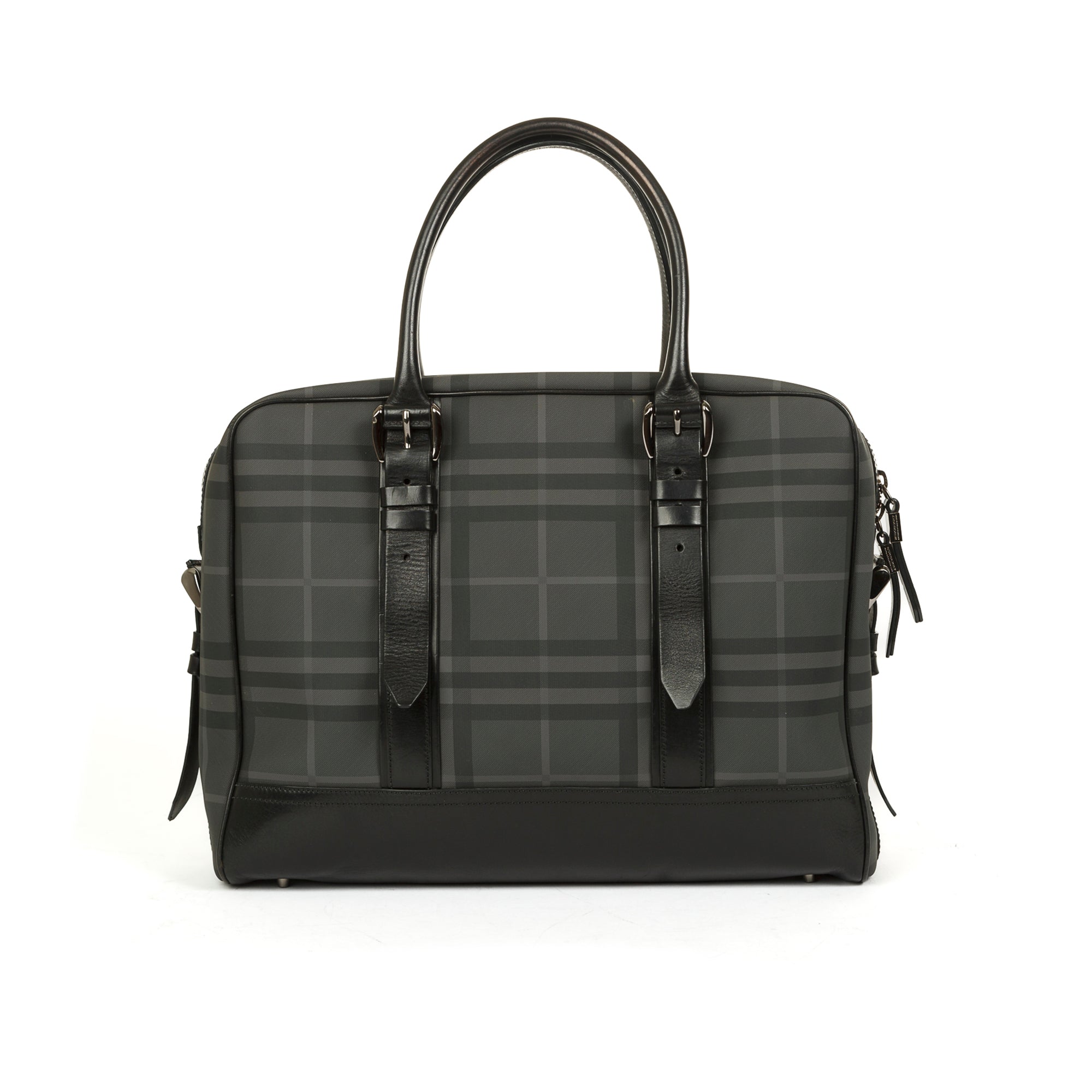 Burberry Black London Check Briefcase