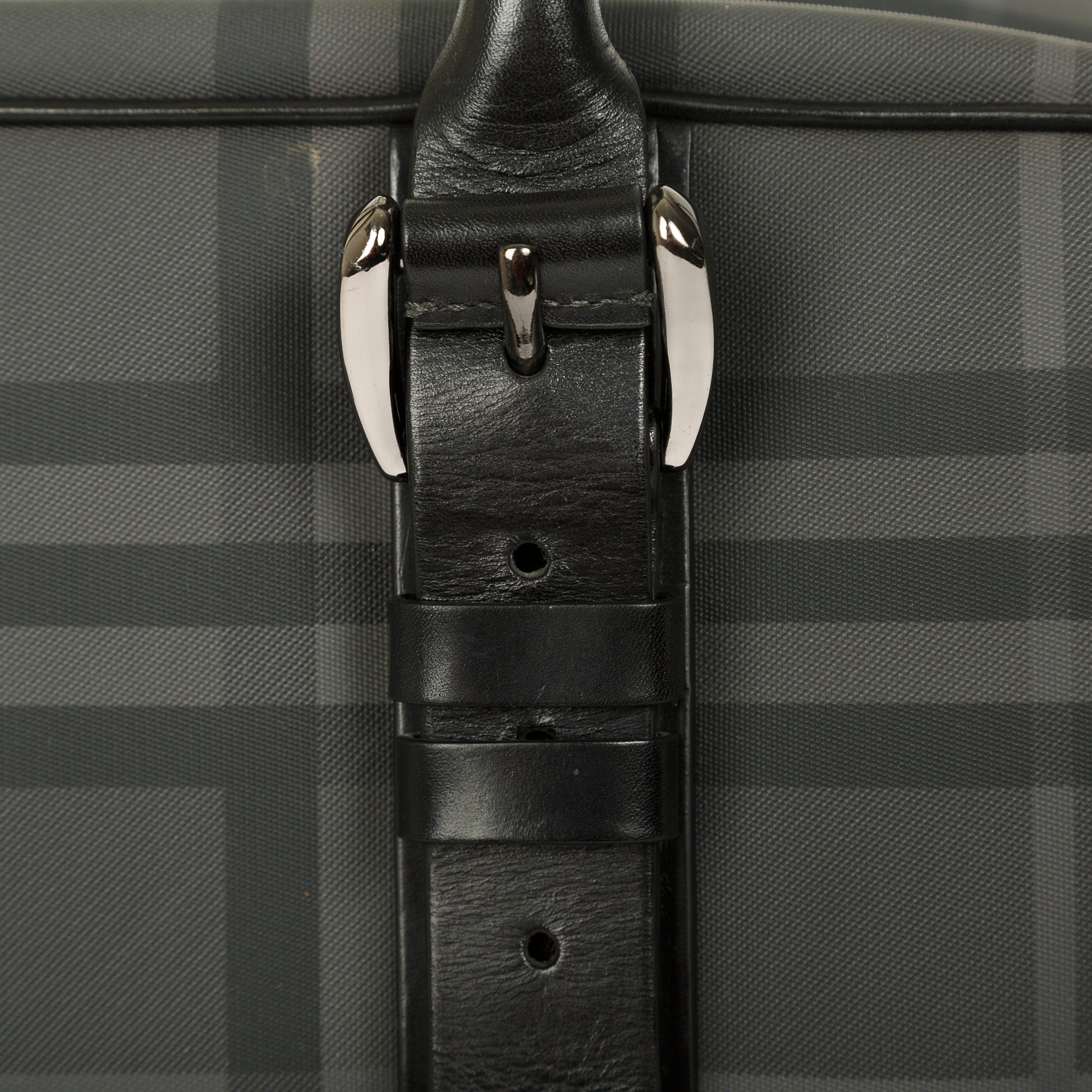 Burberry Black London Check Briefcase