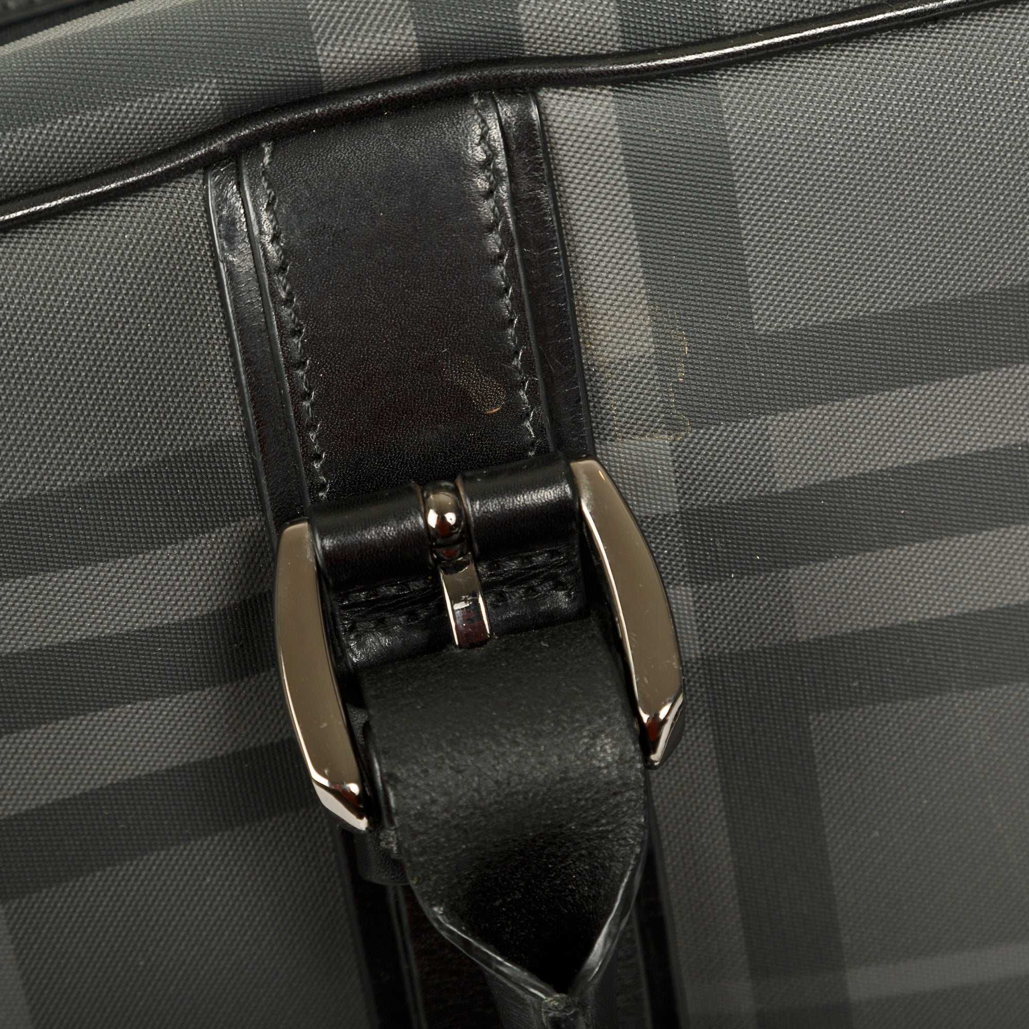 Burberry Black London Check Briefcase