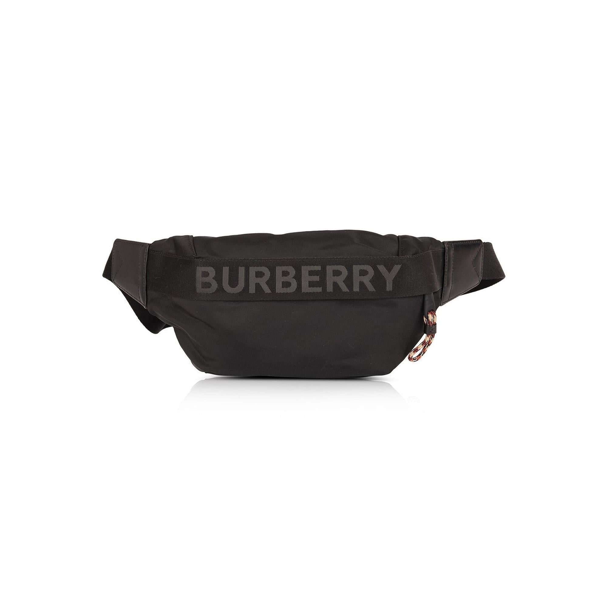 Burberry Black Nylon Sonny Logo Bumbag Pouch