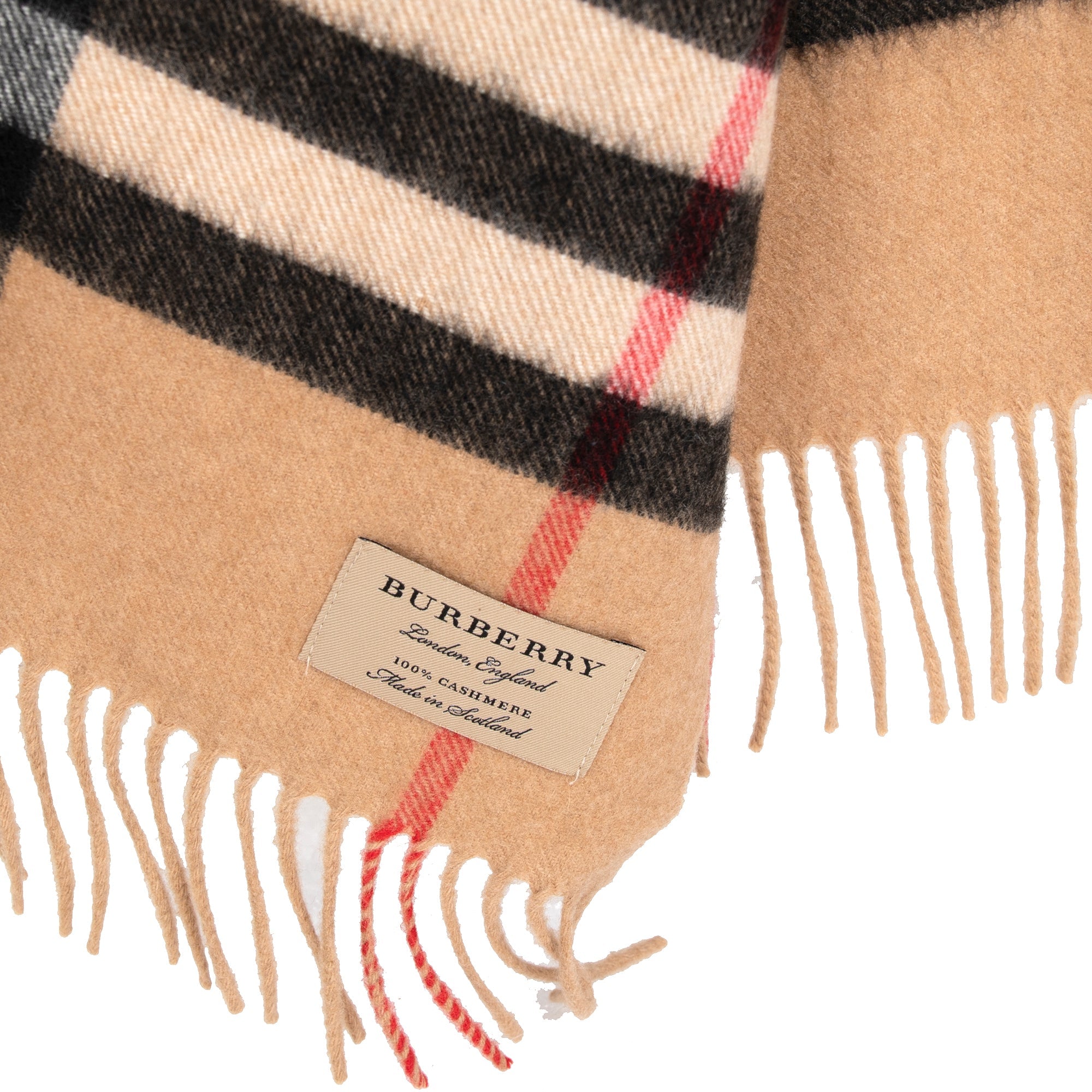 Burberry Classic Check Cashmere Scarf