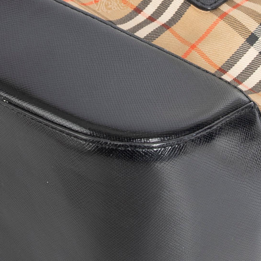 Burberry Haymarket Check Hobo Bag