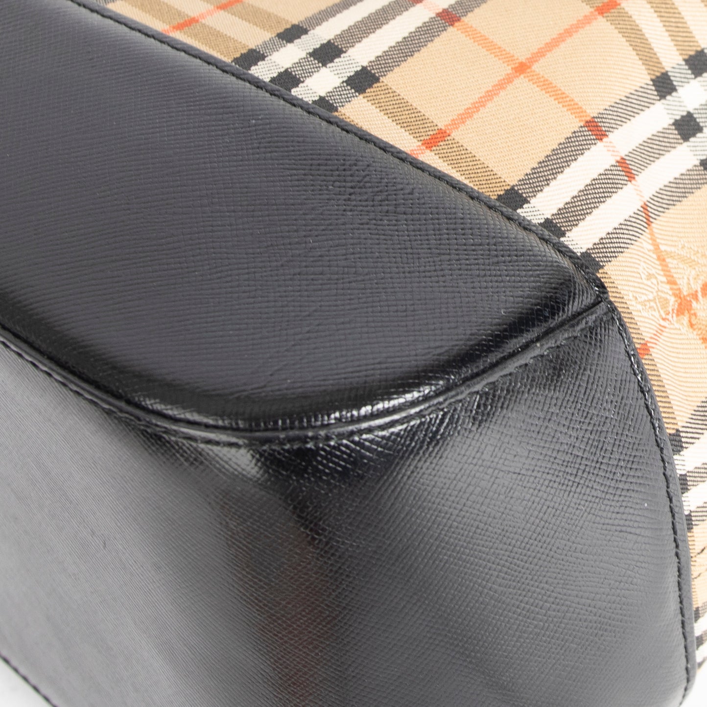 Burberry Haymarket Check Hobo Bag