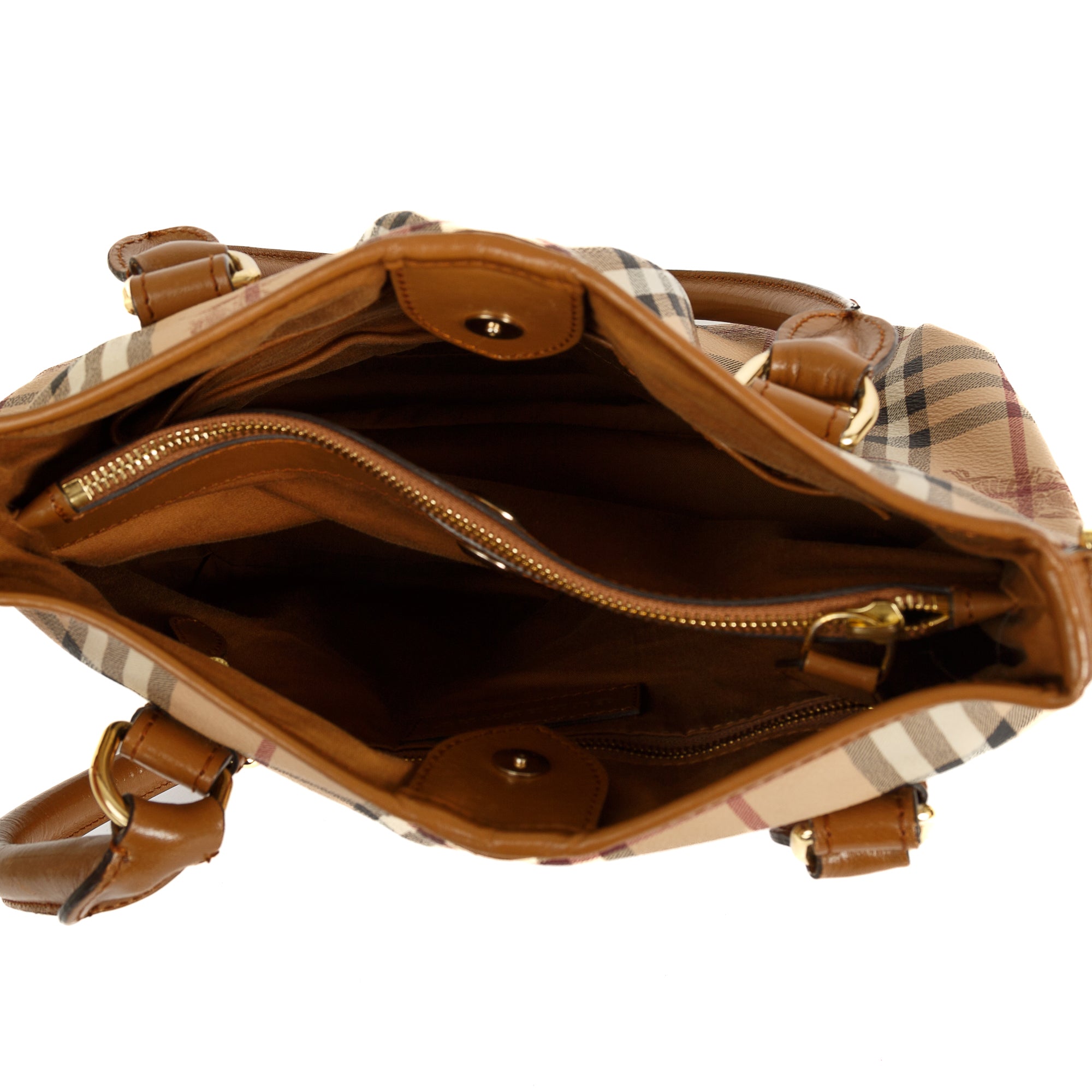 Burberry Haymarket Check Northfield Tote w/ Strap