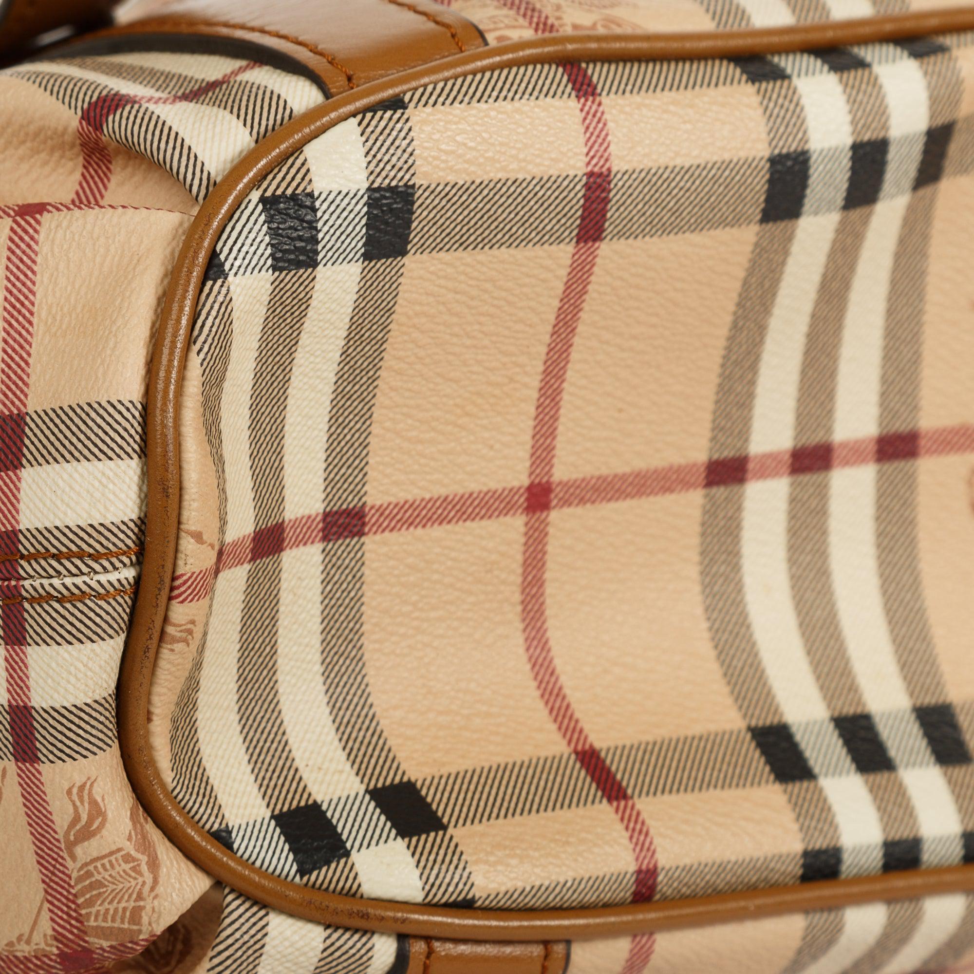 Burberry Haymarket Check Northfield Tote w/ Strap