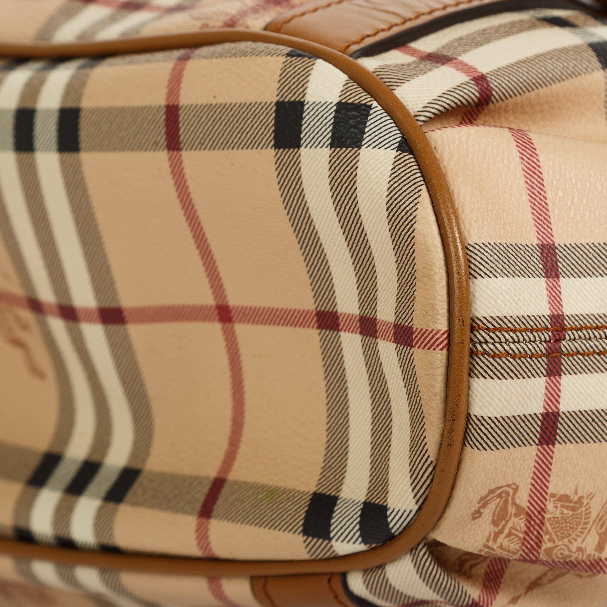 Burberry Haymarket Check Northfield Tote w/ Strap