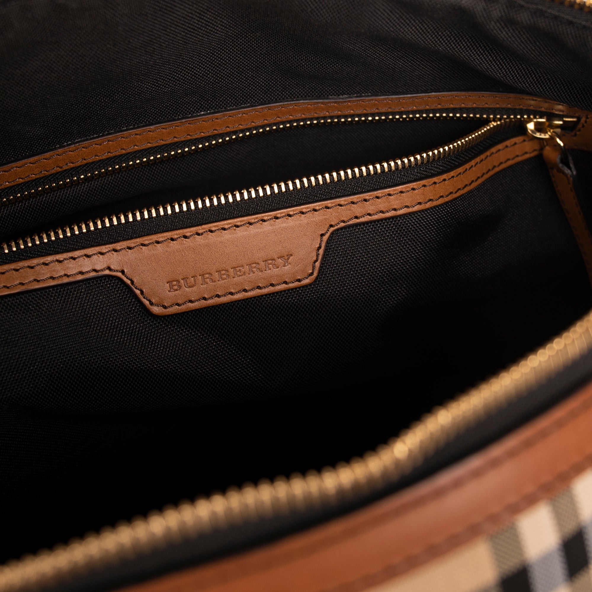 Burberry Horseferry Check Duffle Bag – OLIVER'S