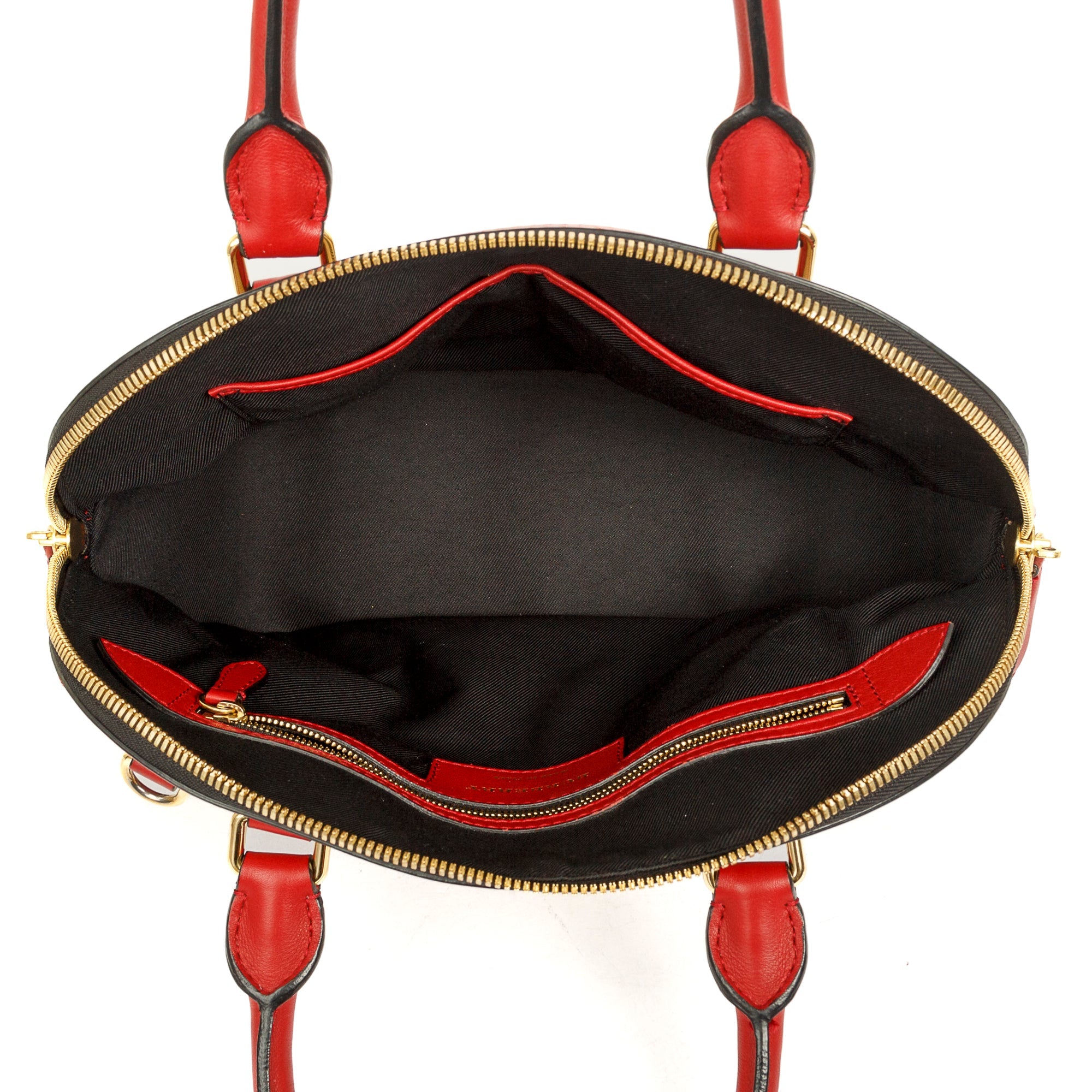 Burberry Horseferry Check Small Orchard Bowling Bag w/ Strap