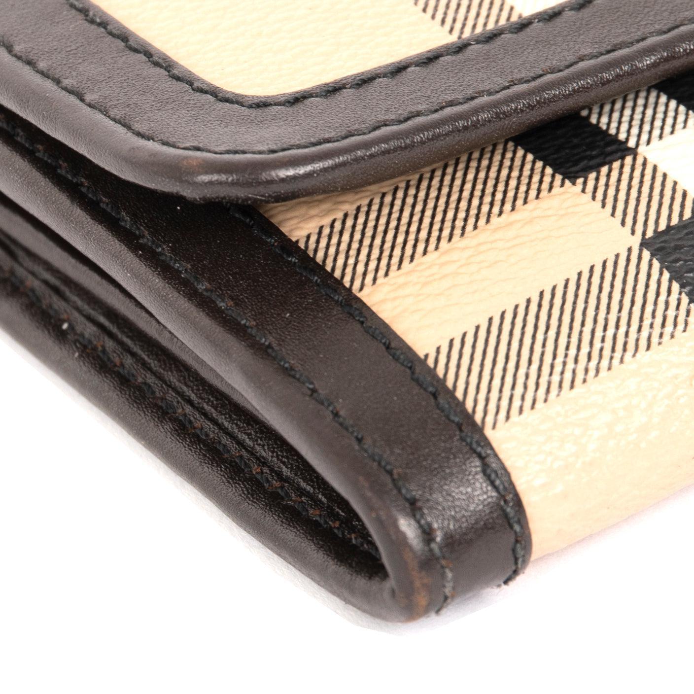 Burberry House Check Continental Wallet