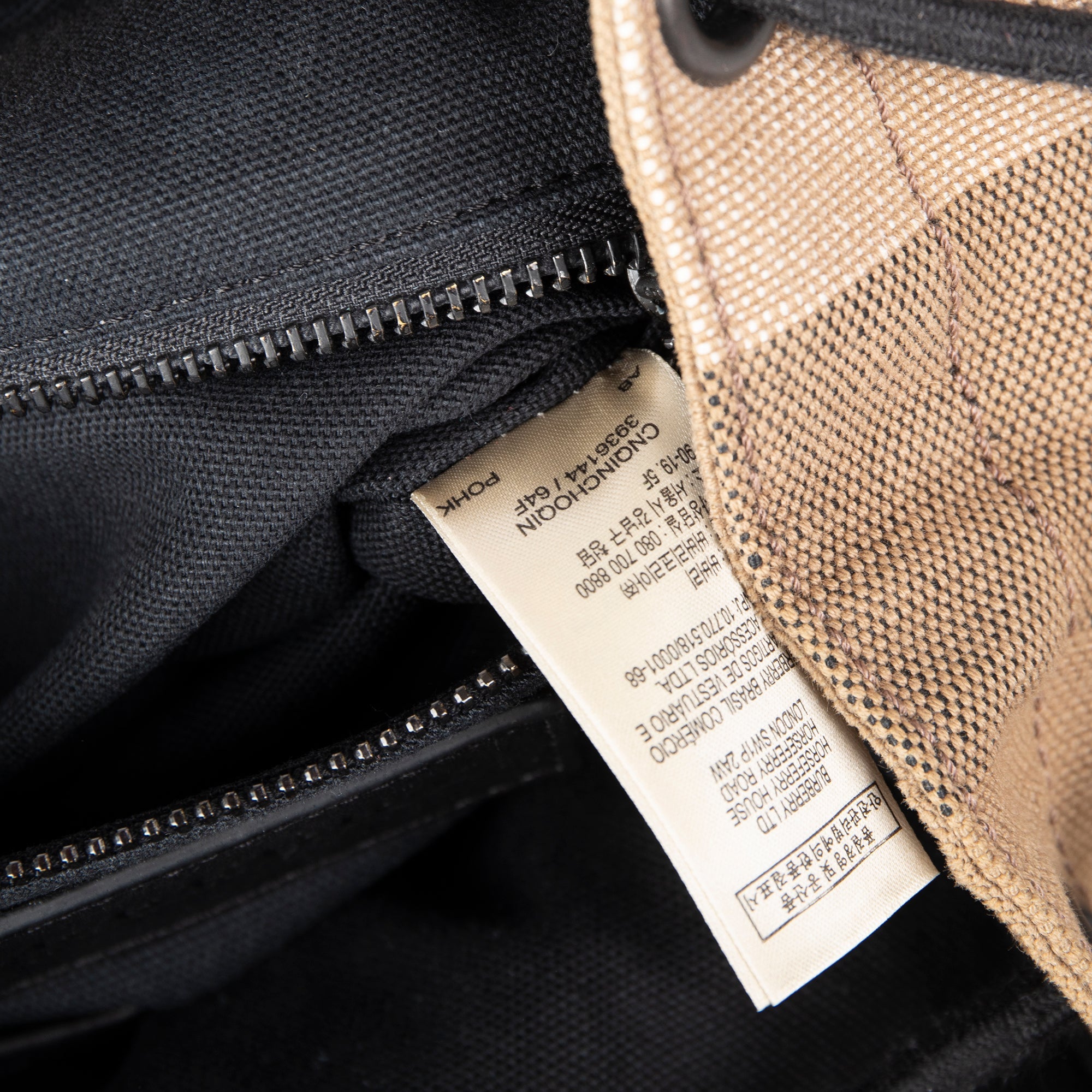 Burberry House Check Korbin Canvas Backpack