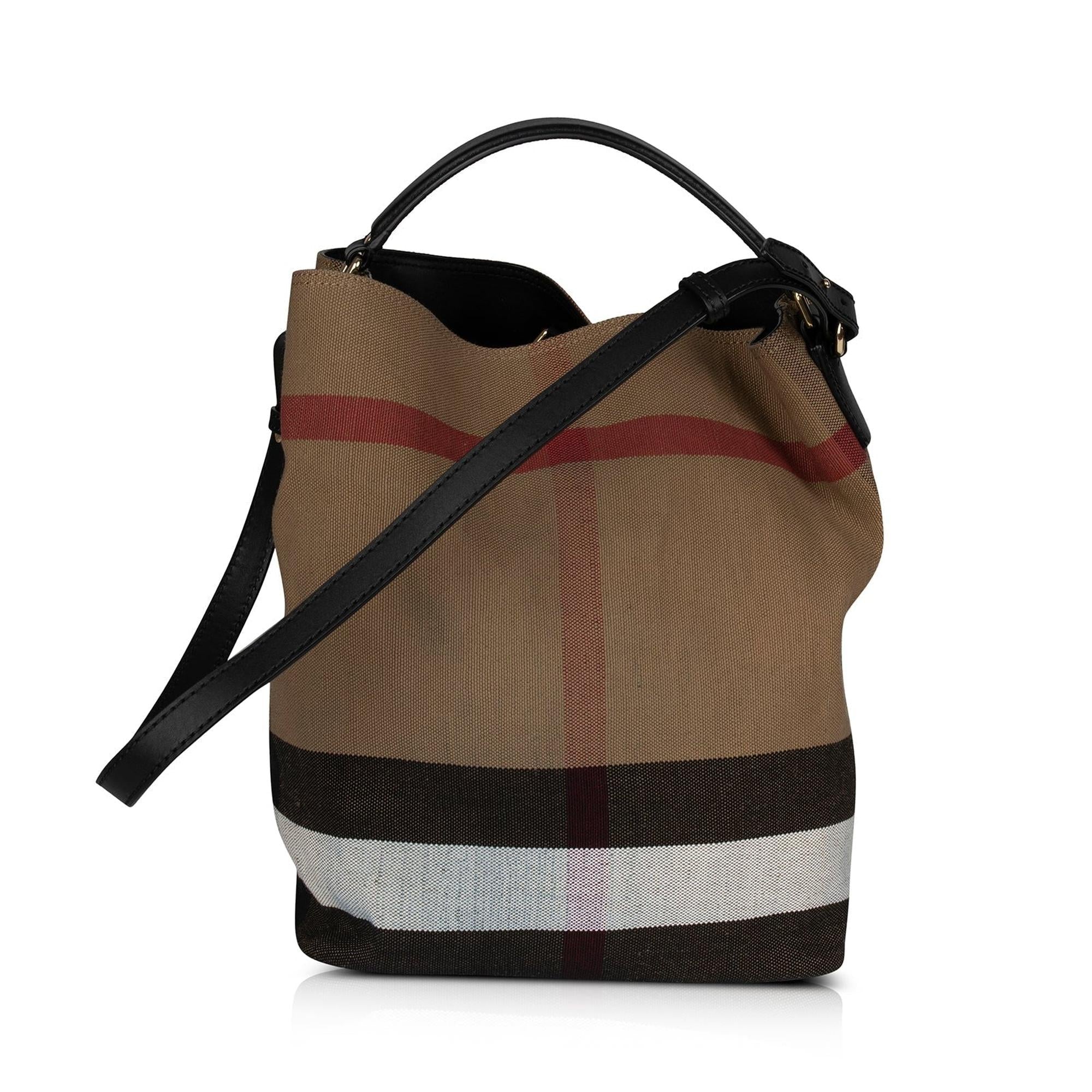 Burberry House Check Susanna Bucket Bag
