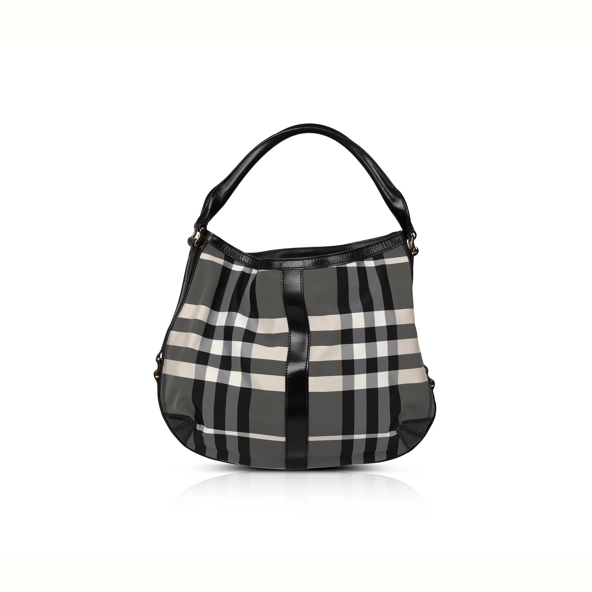 Burberry Nylon Beat Check Grafton Bag